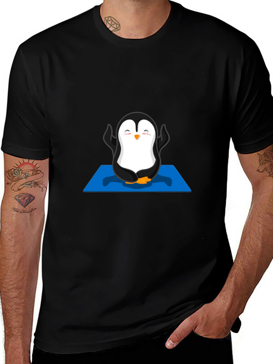 Zen Penguin Black T-Shirt