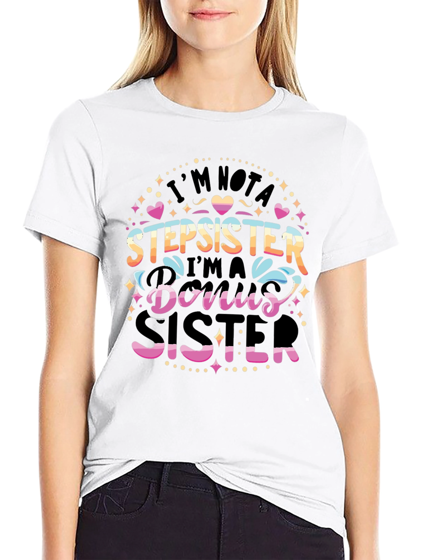 Bonus Sister T-Shirt Cute Sister Gift