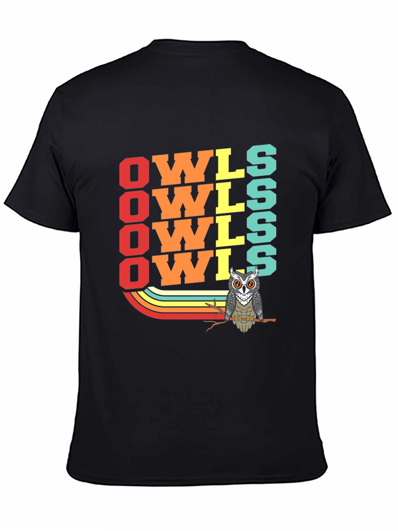 Retro Owls T-Shirt - Cool Bird Lover Tee