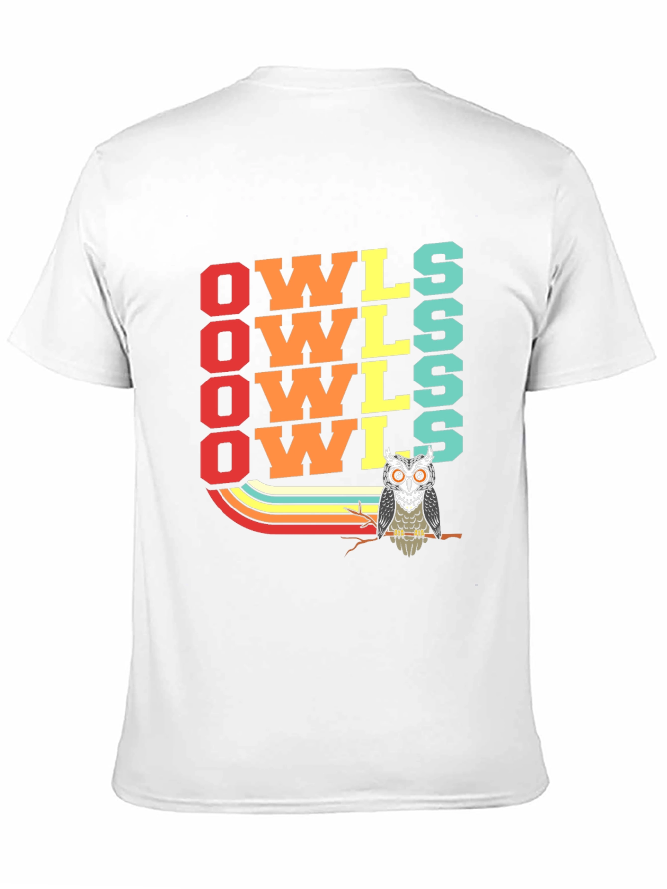 Retro Owls T-Shirt - Cool Bird Lover Tee
