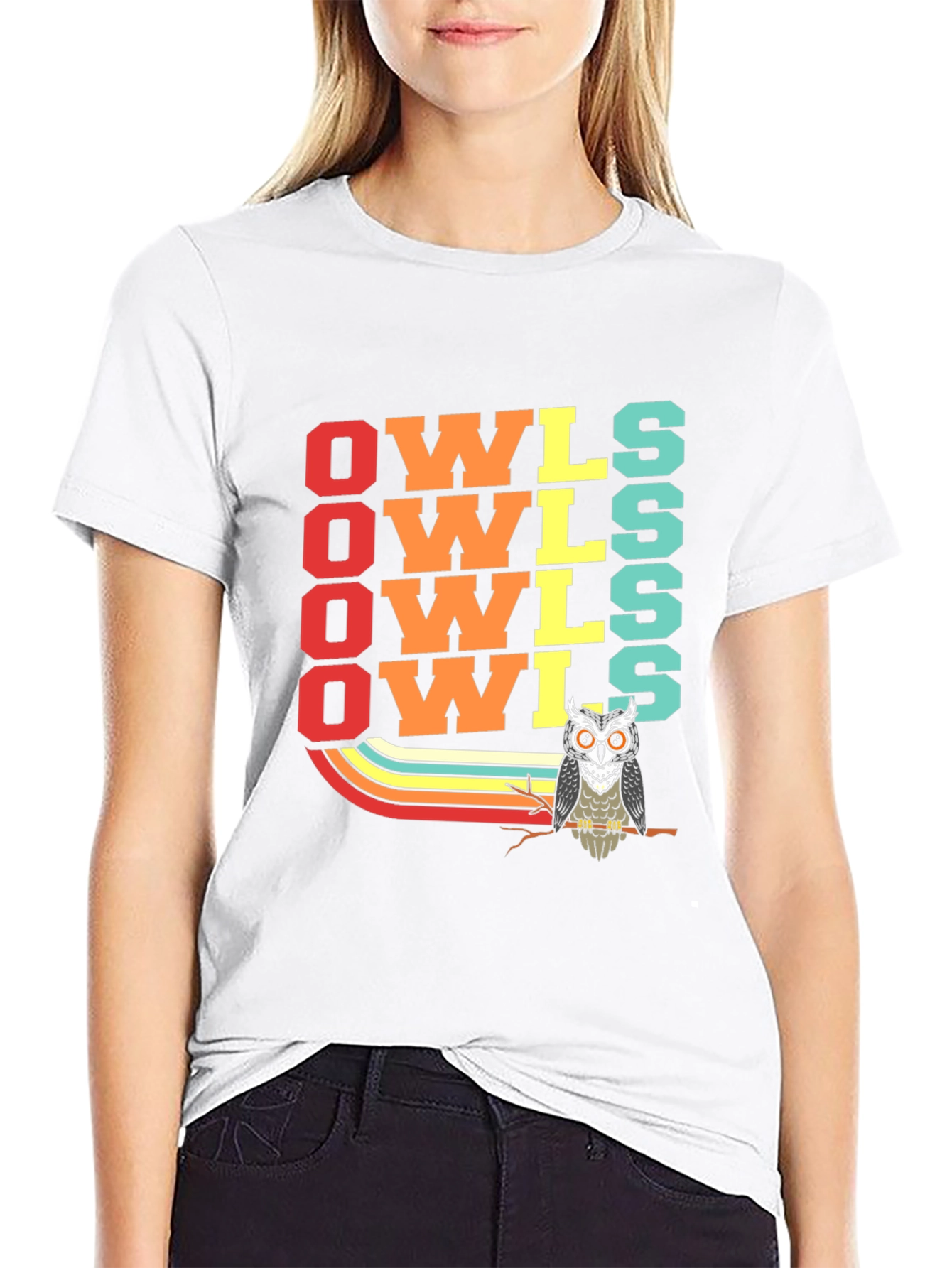 Retro Owls T-Shirt - Cool Bird Lover Tee