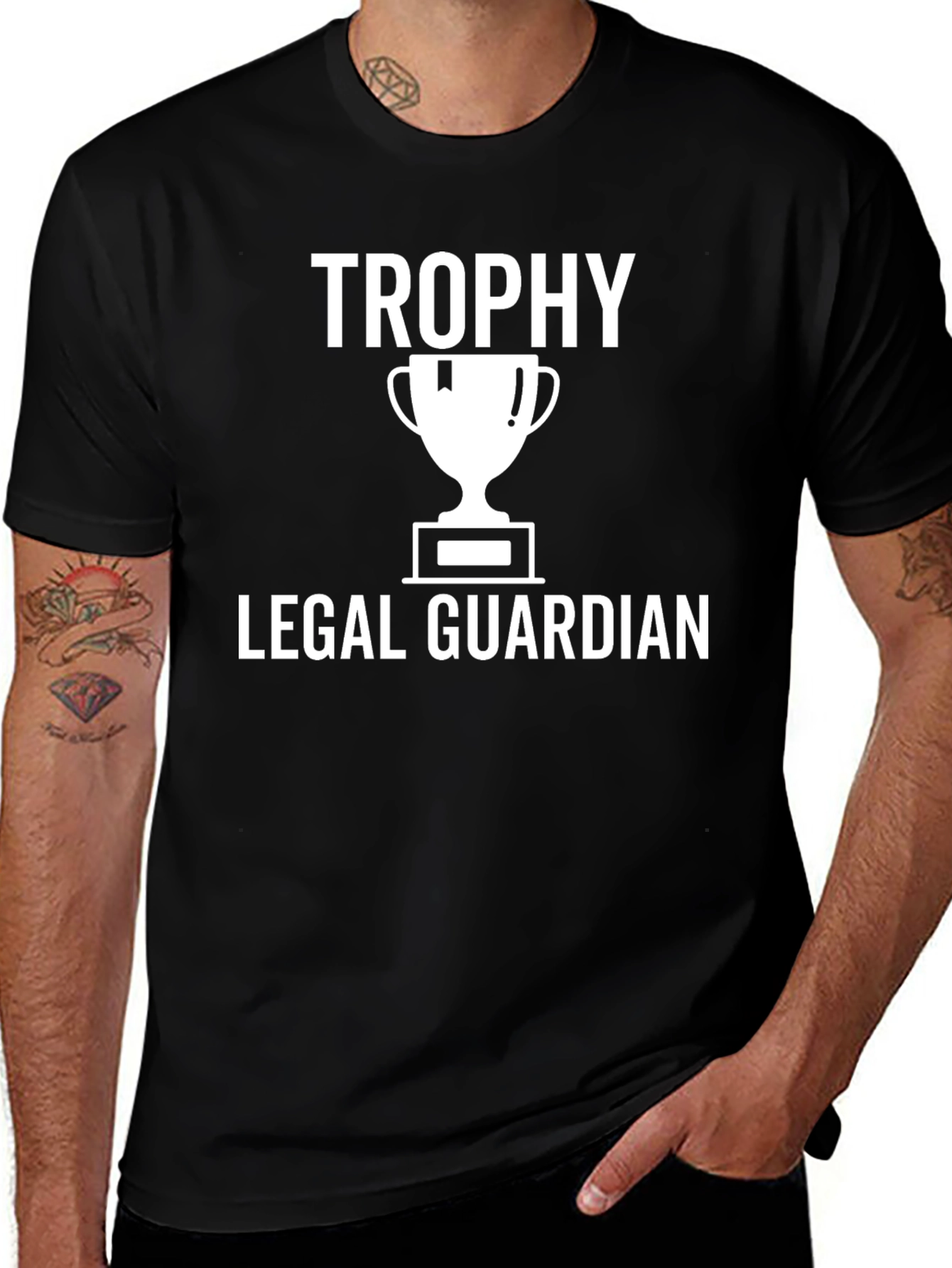 Trophy Legal Guardian Graphic Tee - Black