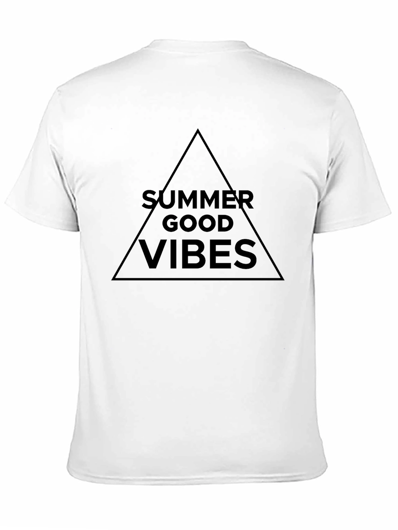 Summer Good Vibes Black Graphic Tee