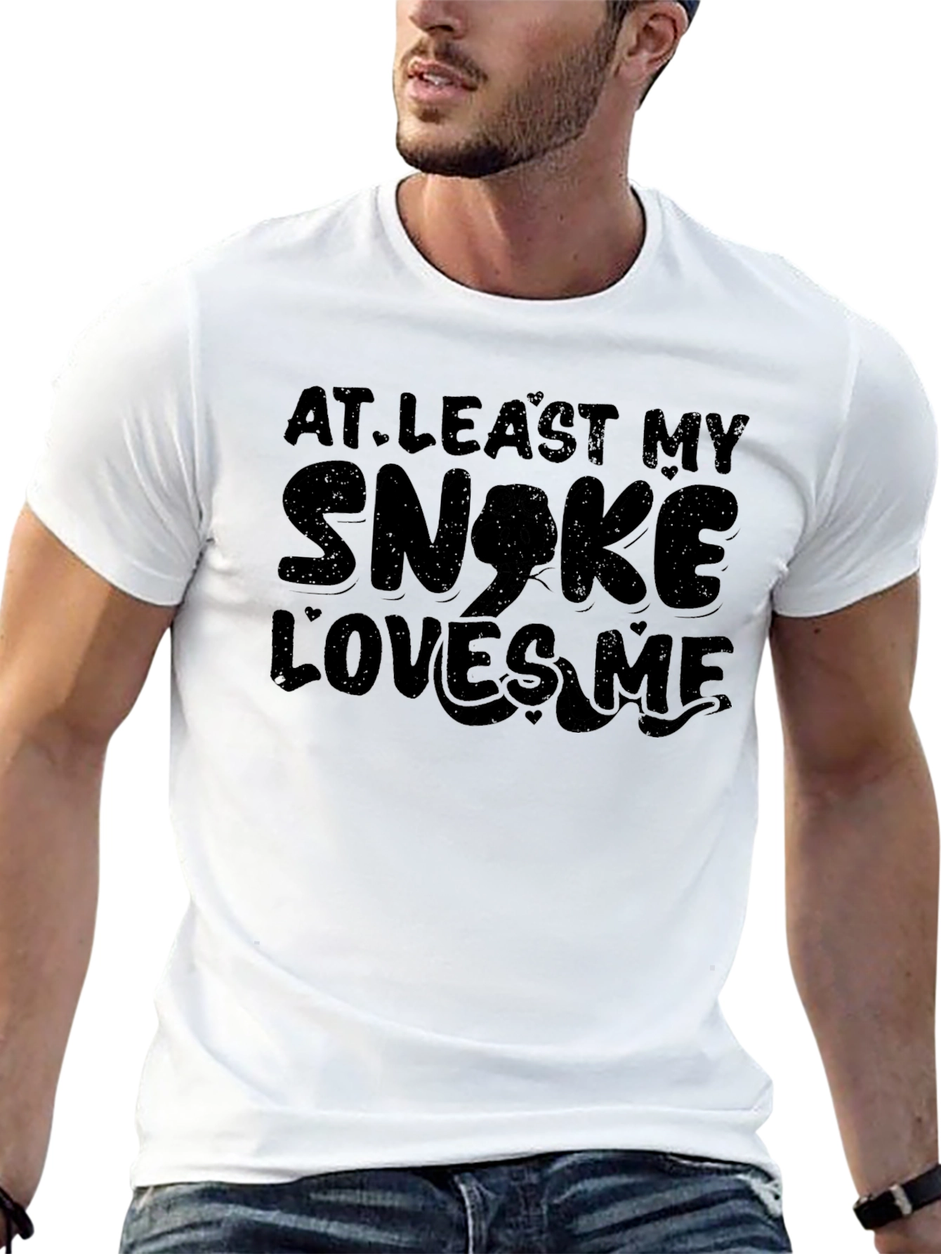 At Least My Snake Loves Me Graphic Tee
