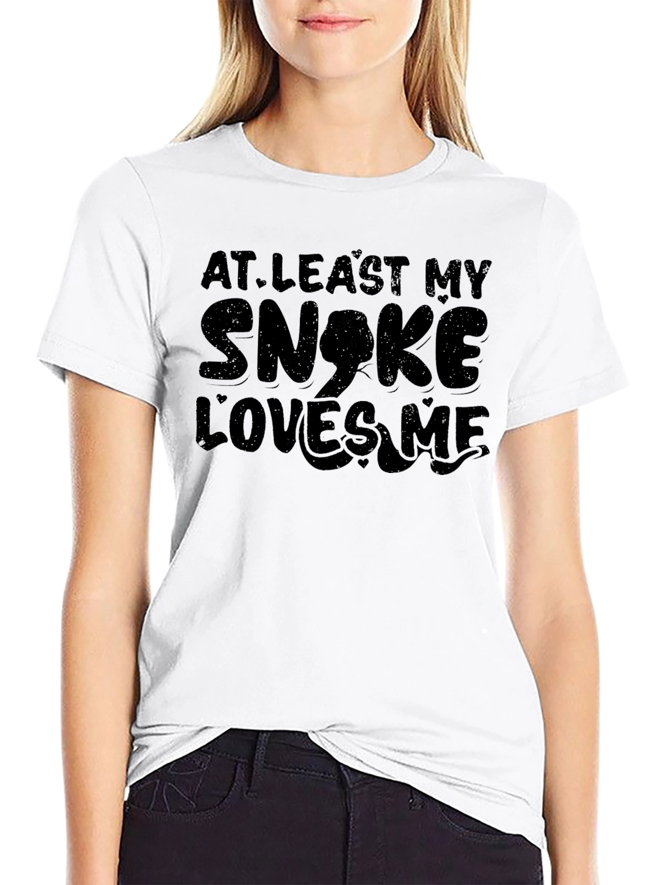 At Least My Snake Loves Me Graphic Tee