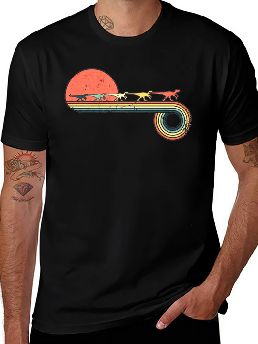 Retro Dinosaur T-Shirt - Vintage Style