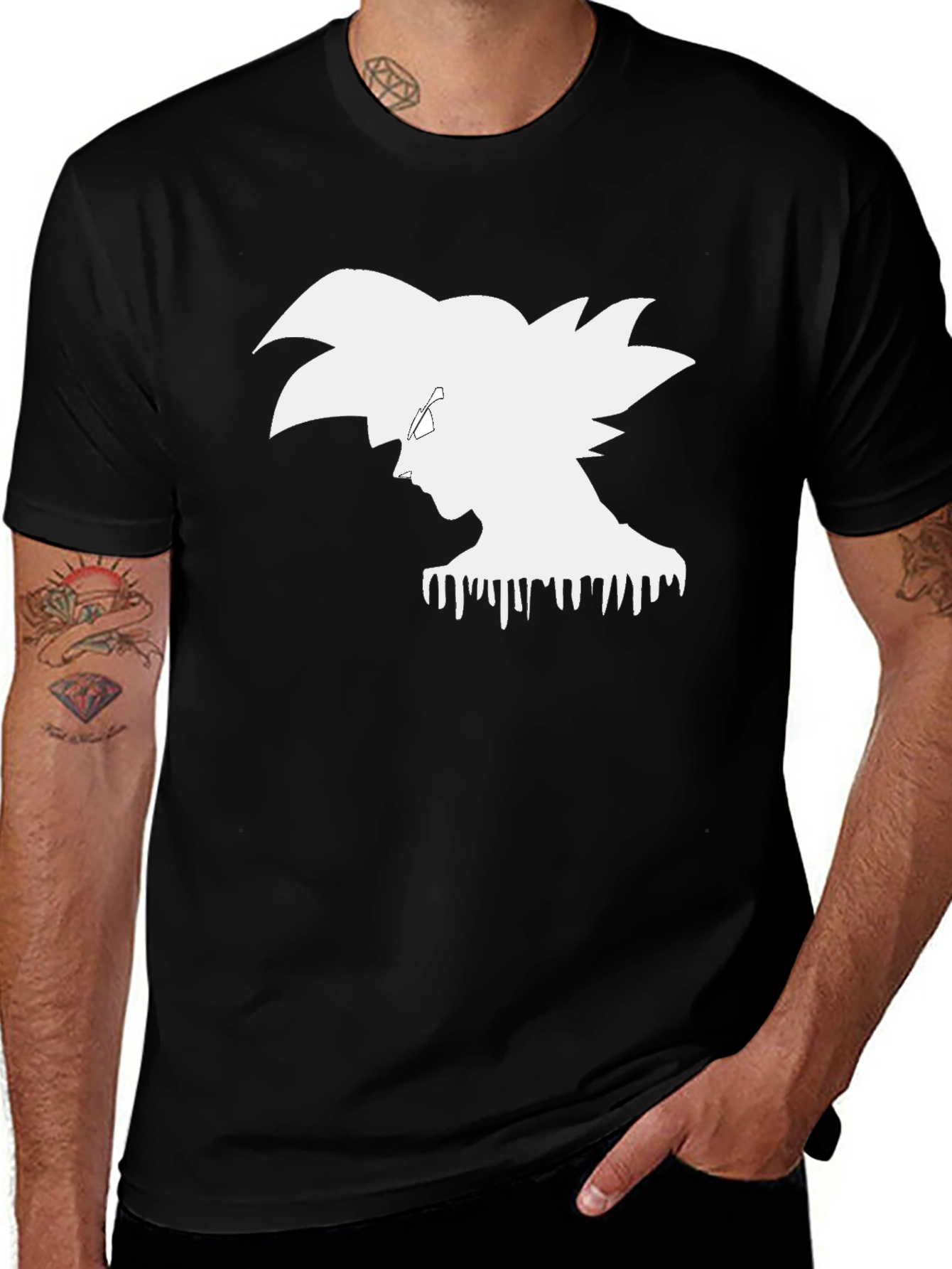 Anime Silhouette Graphic Tee