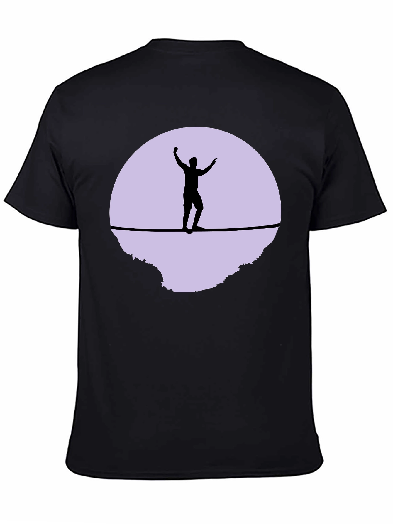 Slackline T-Shirt - Black Graphic Tee
