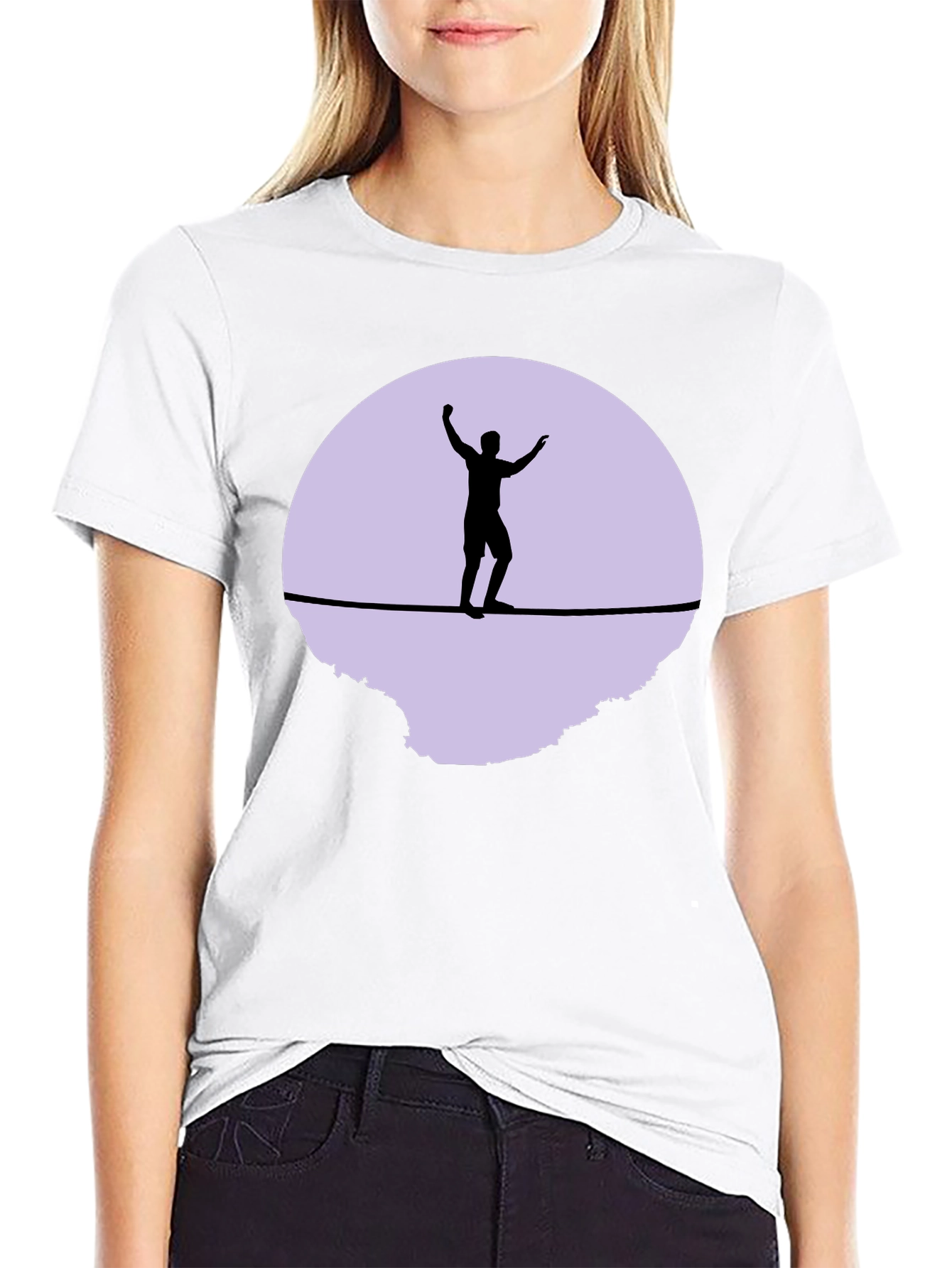 Slackline T-Shirt - Black Graphic Tee
