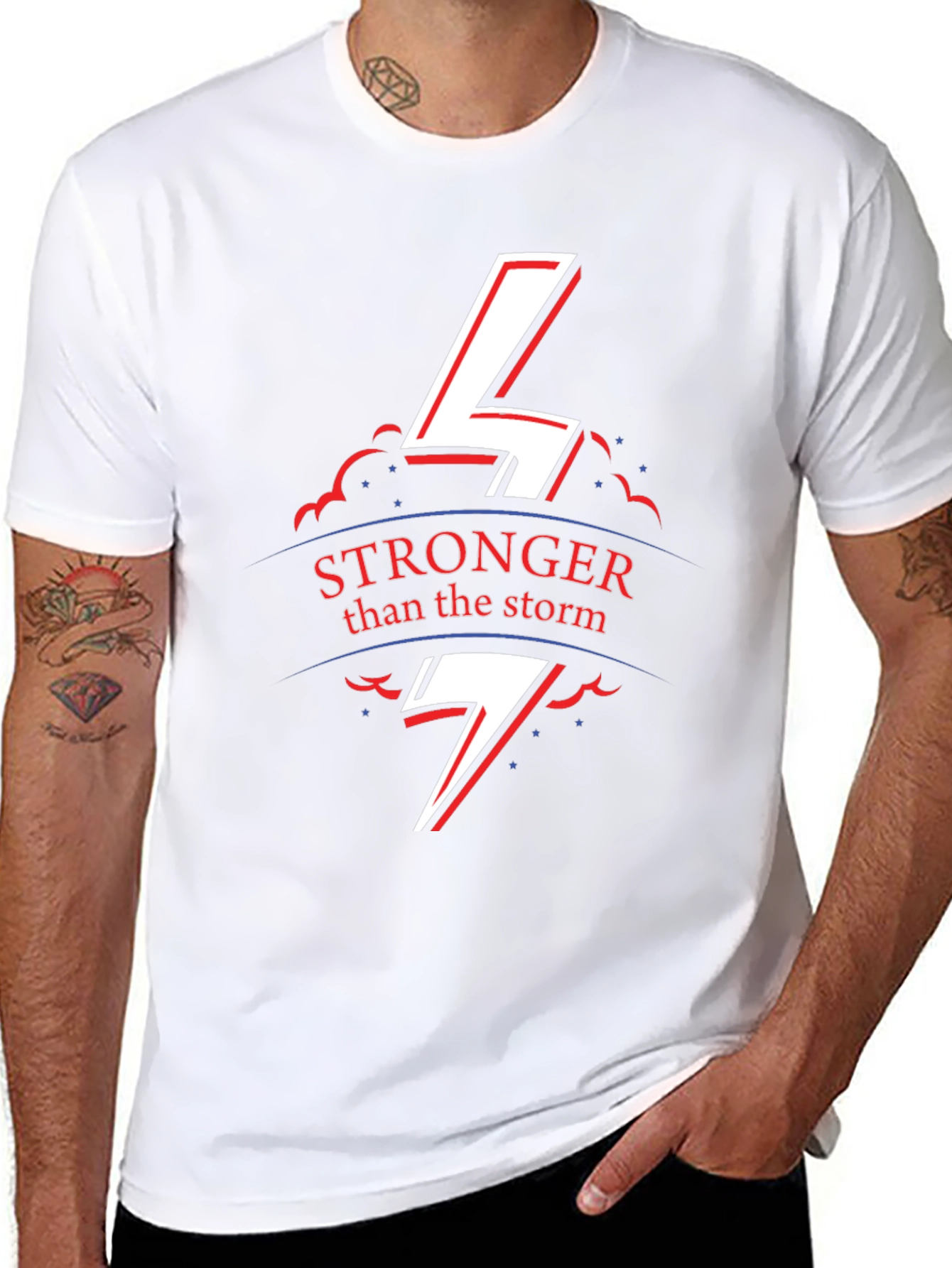 Stronger Than The Storm Graphic Tee