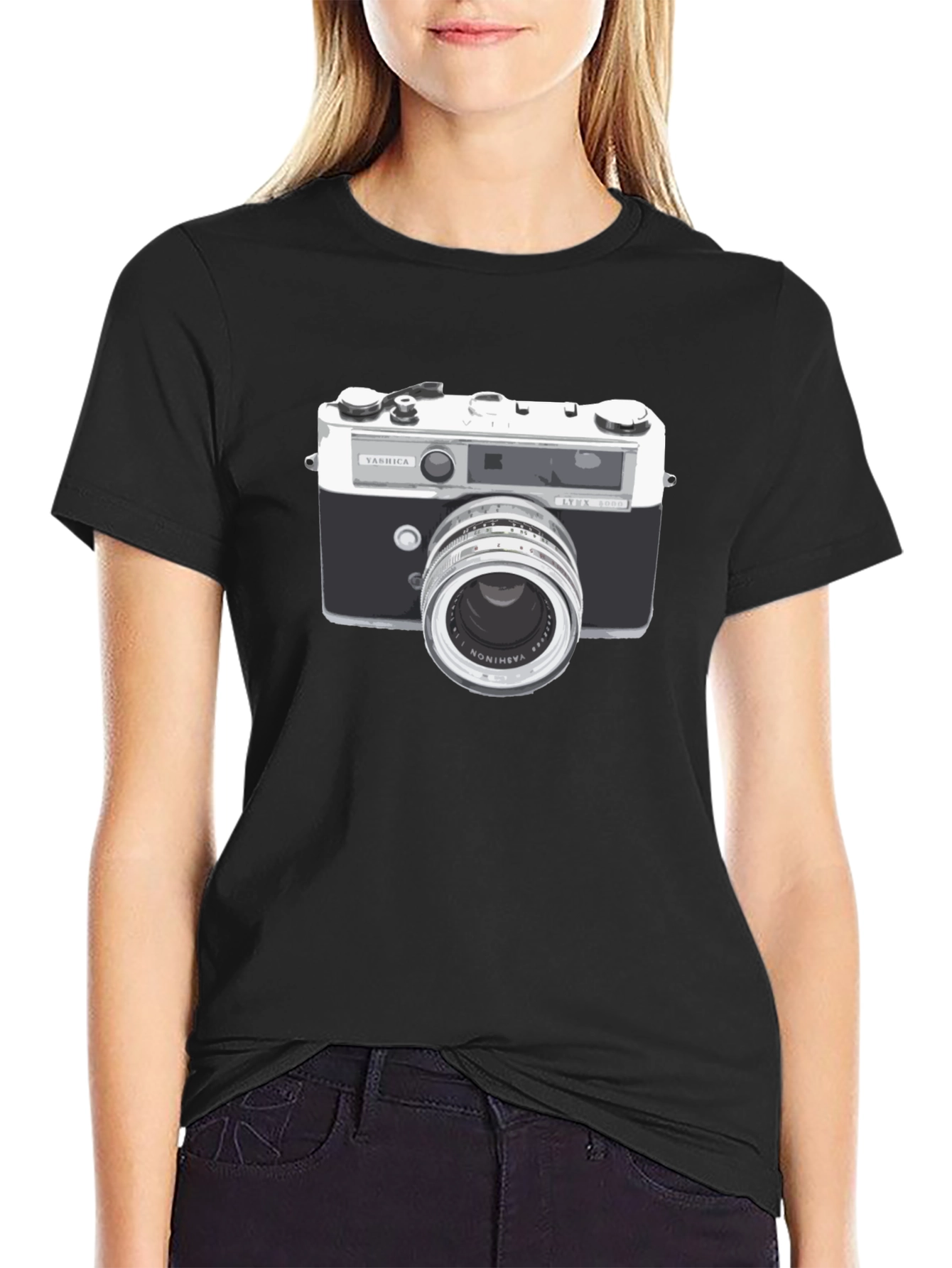 Retro Camera T-Shirt - Classic Photographer Style