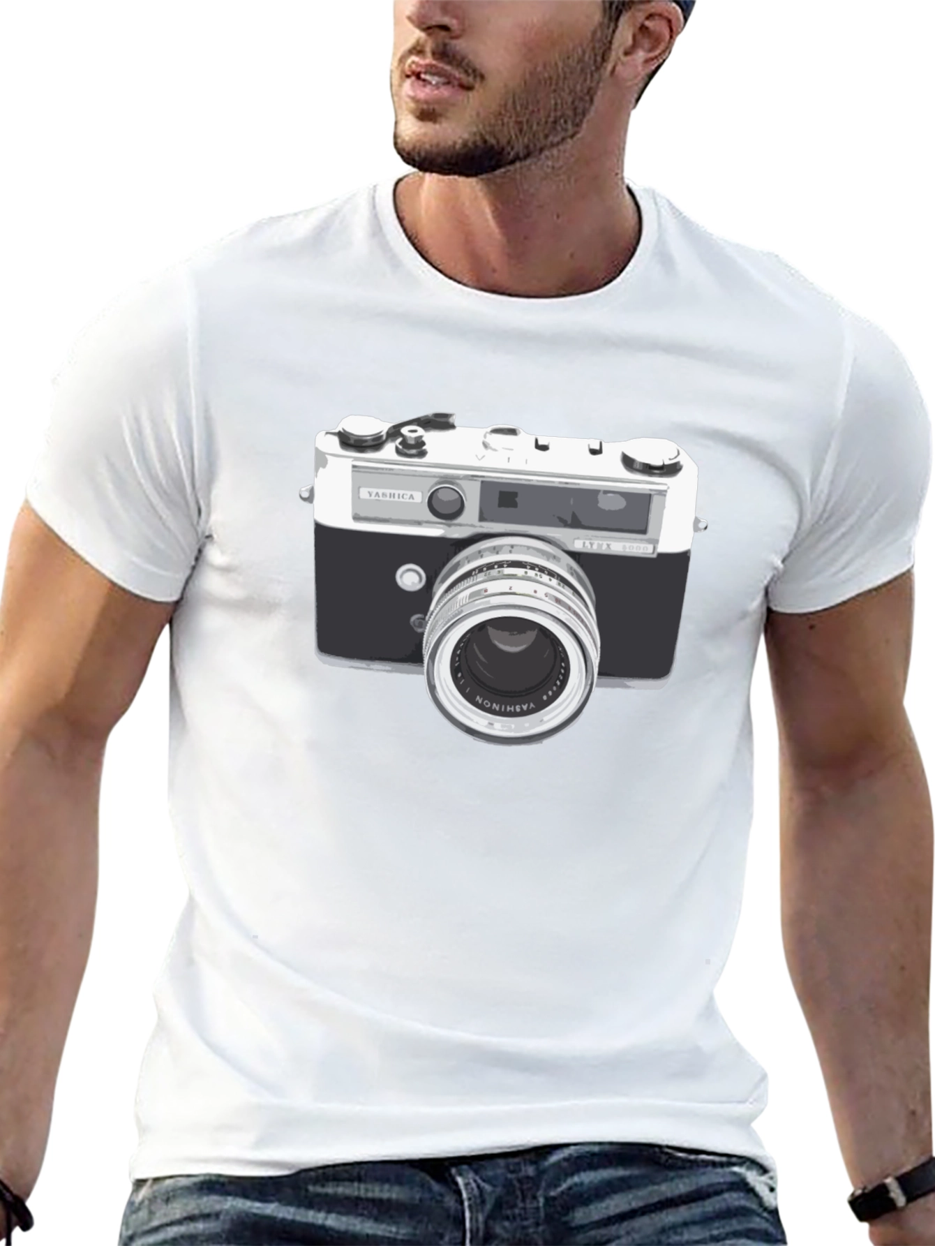 Retro Camera T-Shirt - Classic Photographer Style