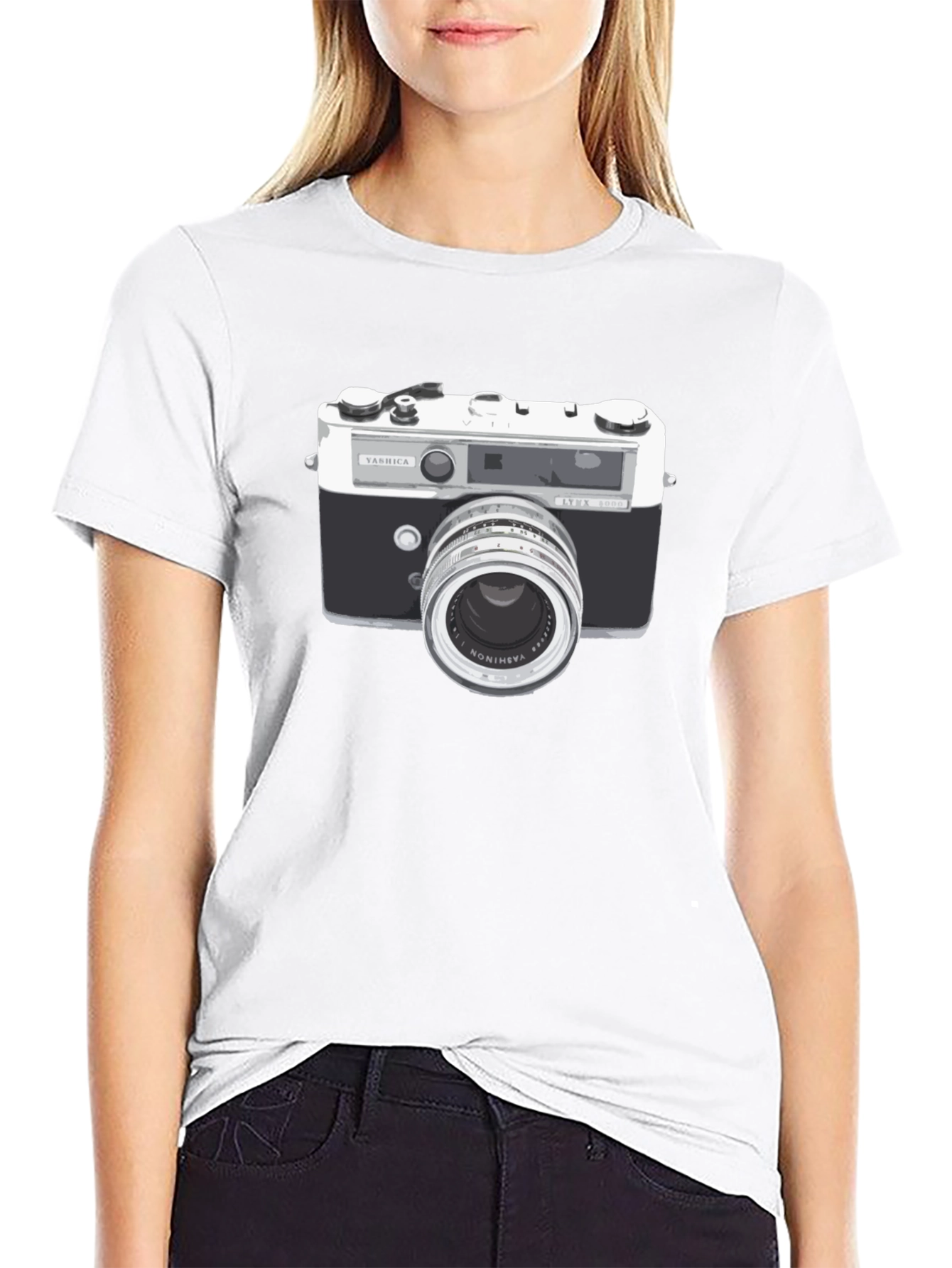 Retro Camera T-Shirt - Classic Photographer Style