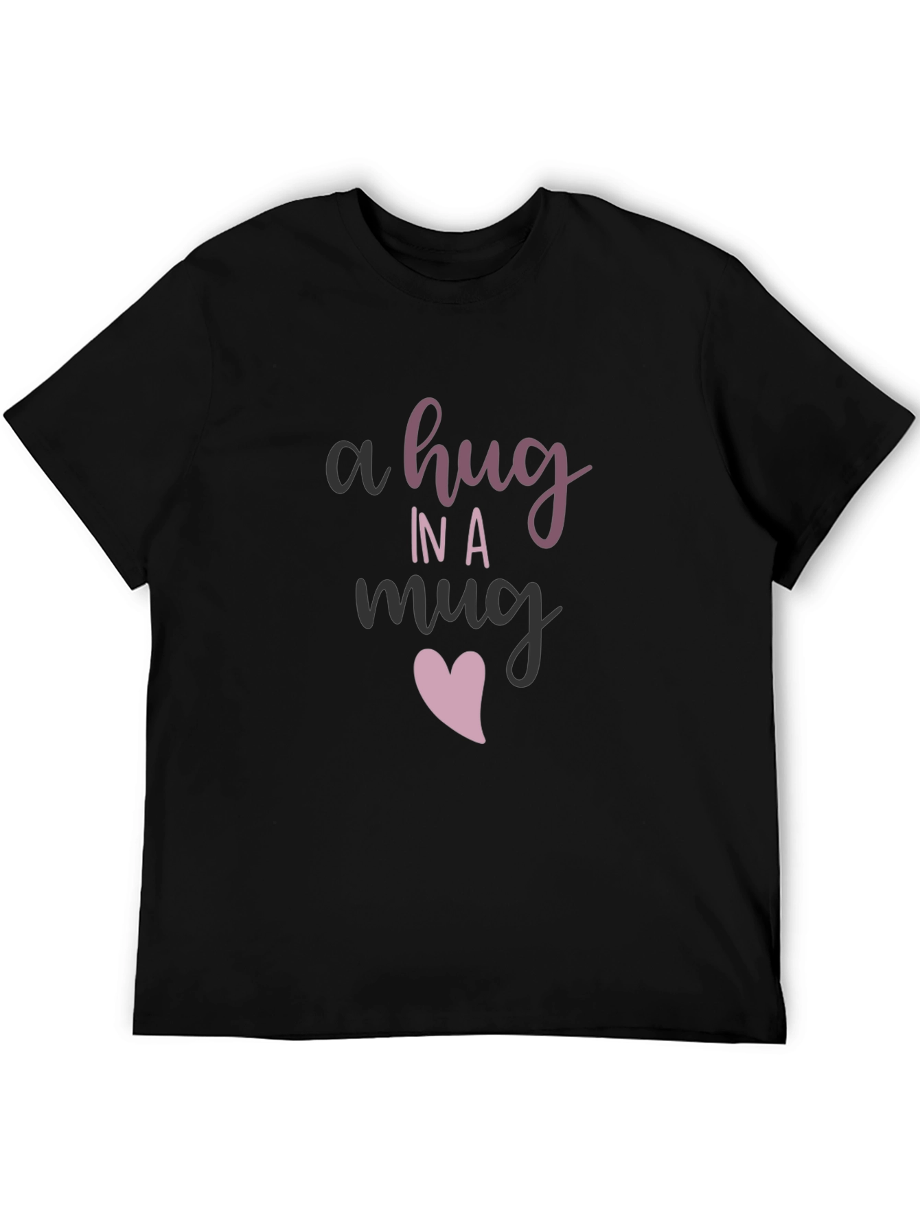 A Hug in a Mug Graphic Tee - Black
