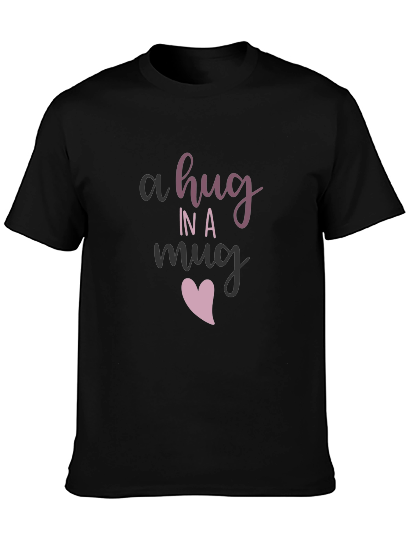 A Hug in a Mug Graphic Tee - Black