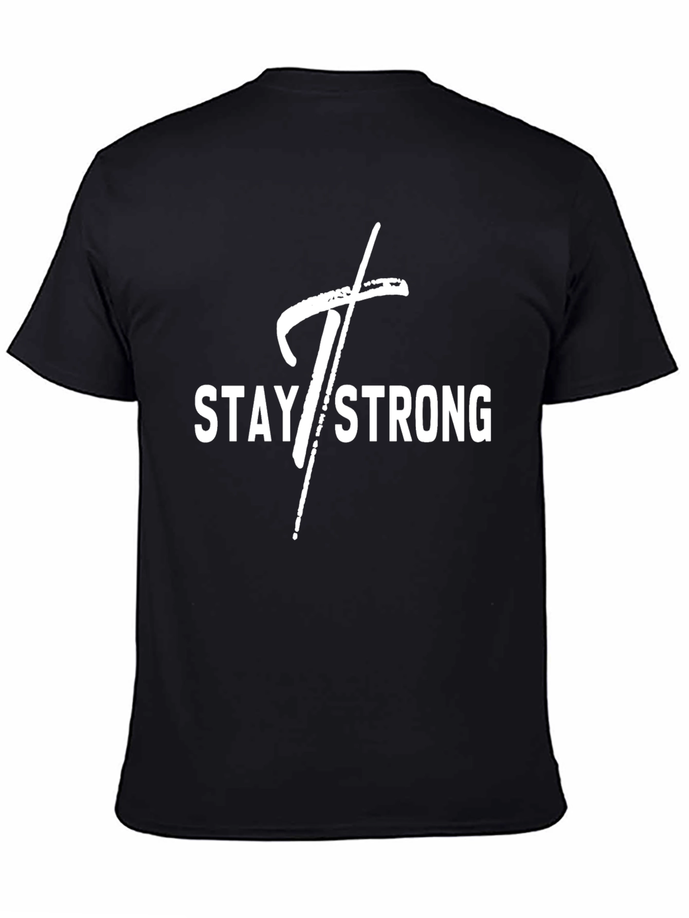 Stay Strong Graphic Tee - Black T-Shirt