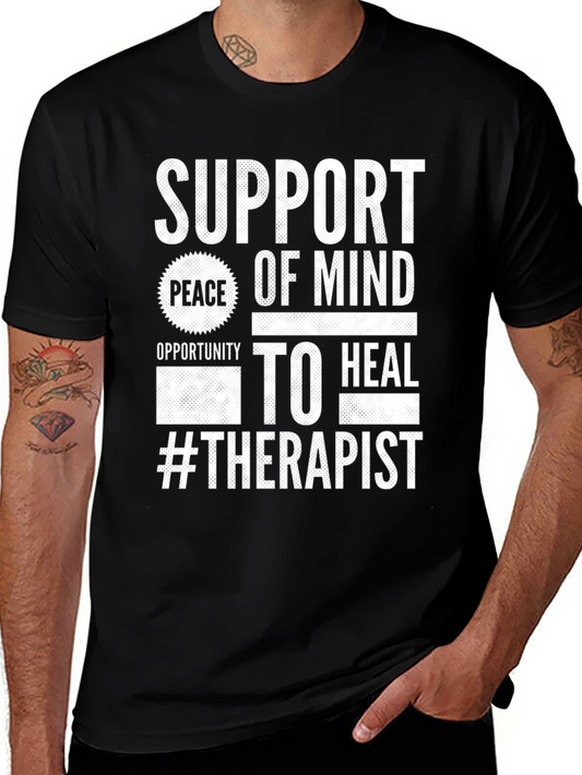 Support Peace of Mind Therapist T-Shirt