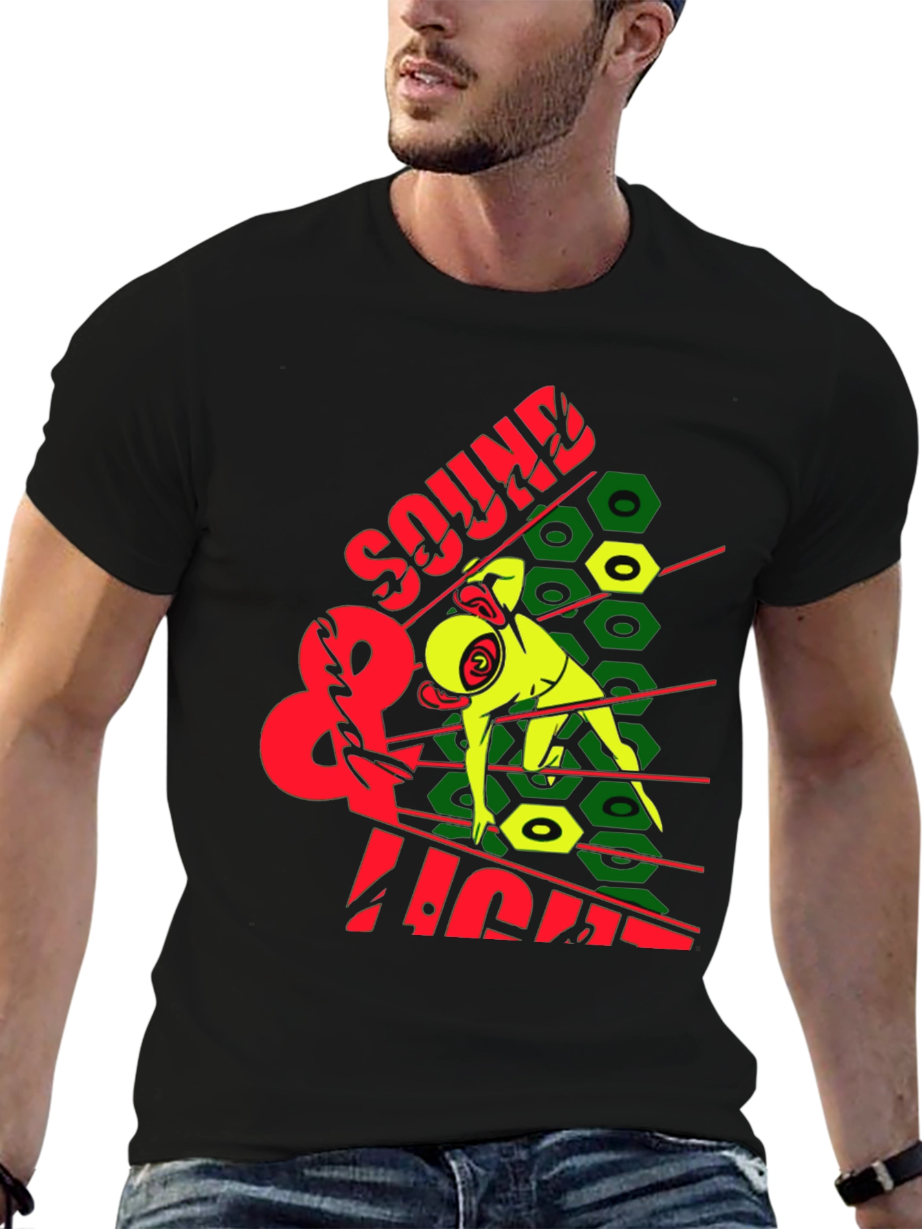 Sound and Light Graphic T-Shirt