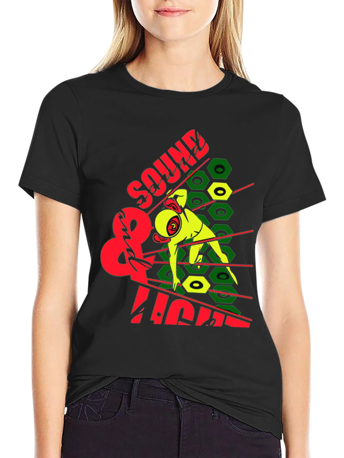 Sound and Light Graphic T-Shirt