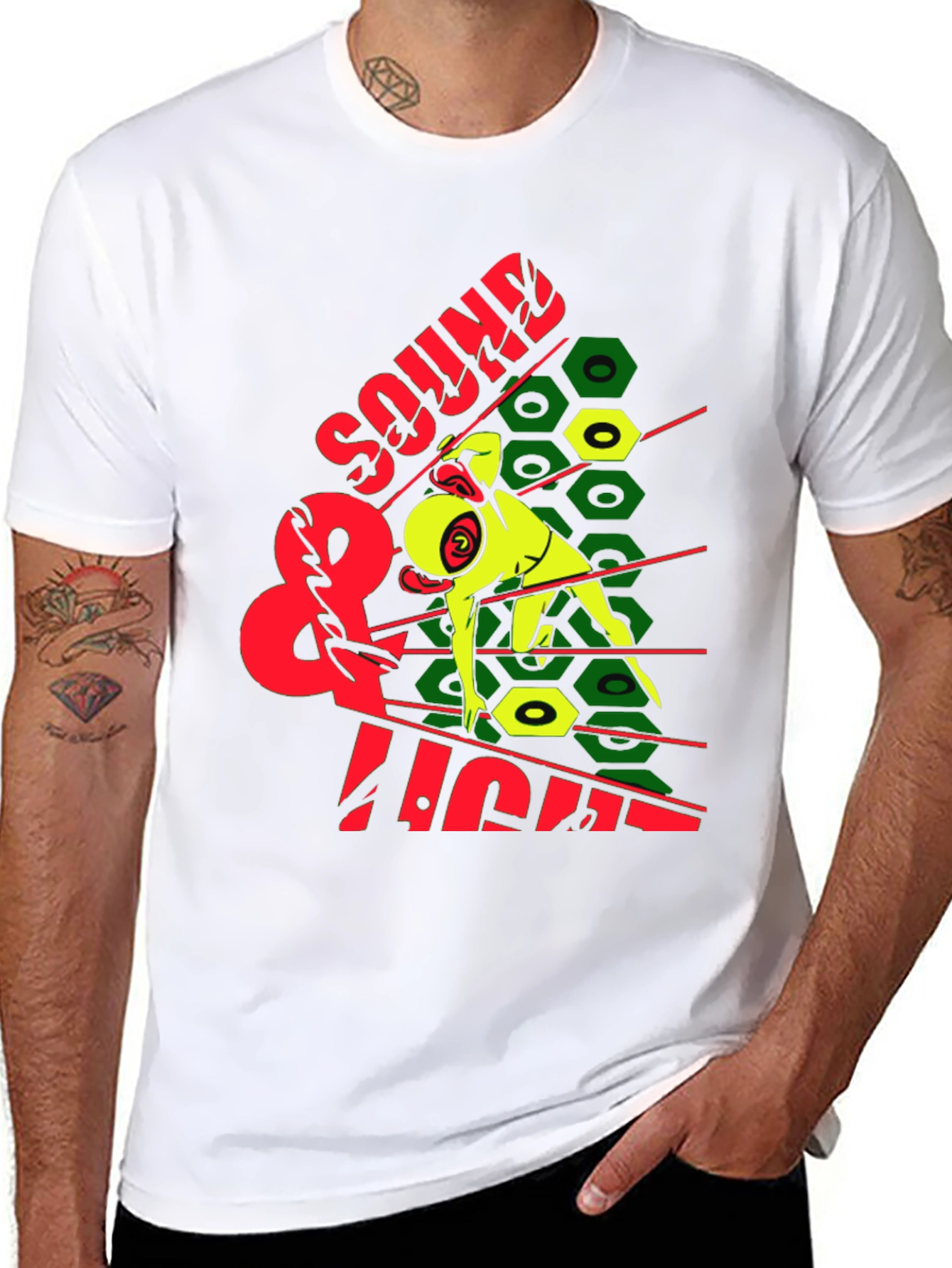 Sound and Light Graphic T-Shirt