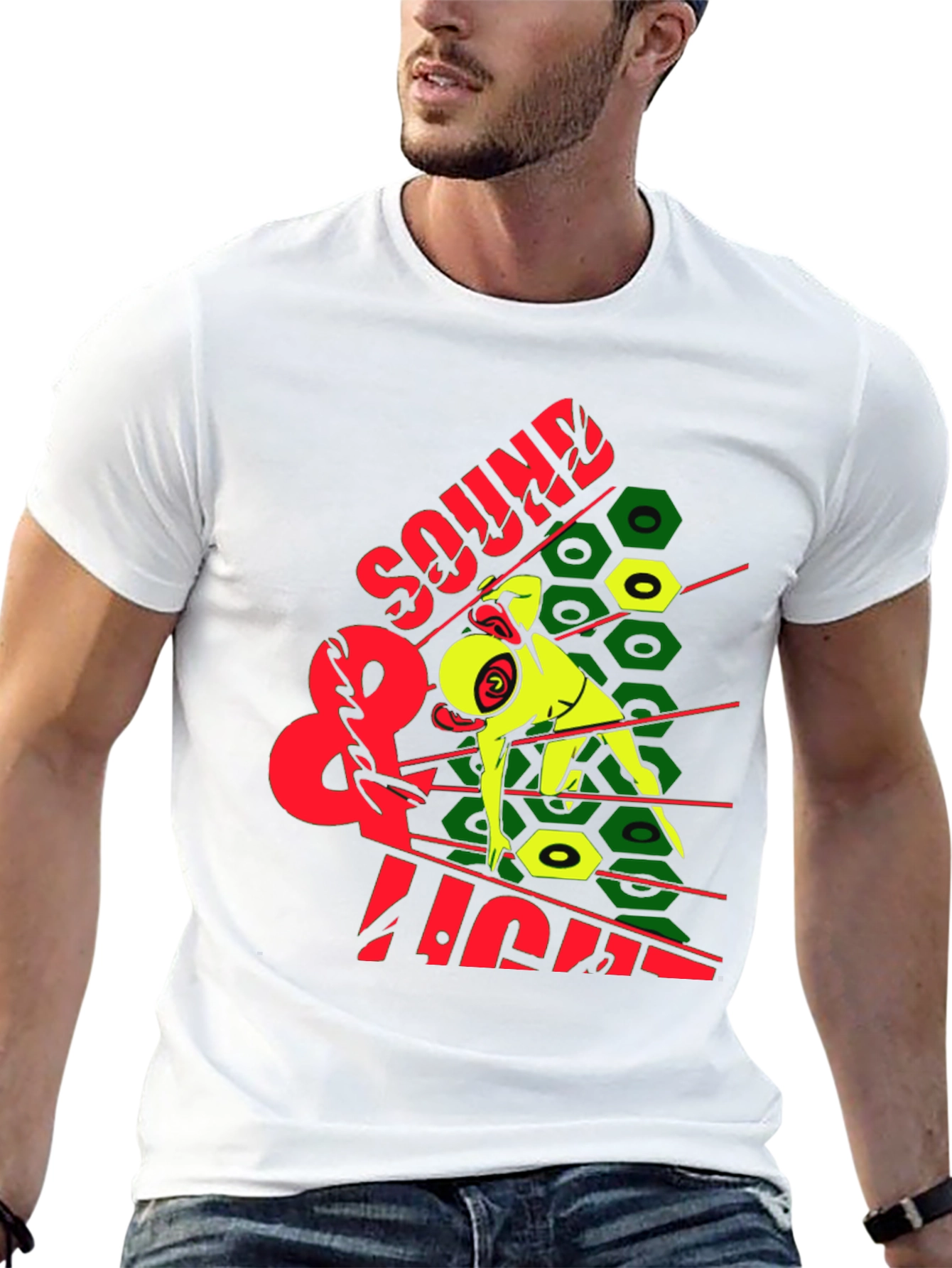 Sound and Light Graphic T-Shirt