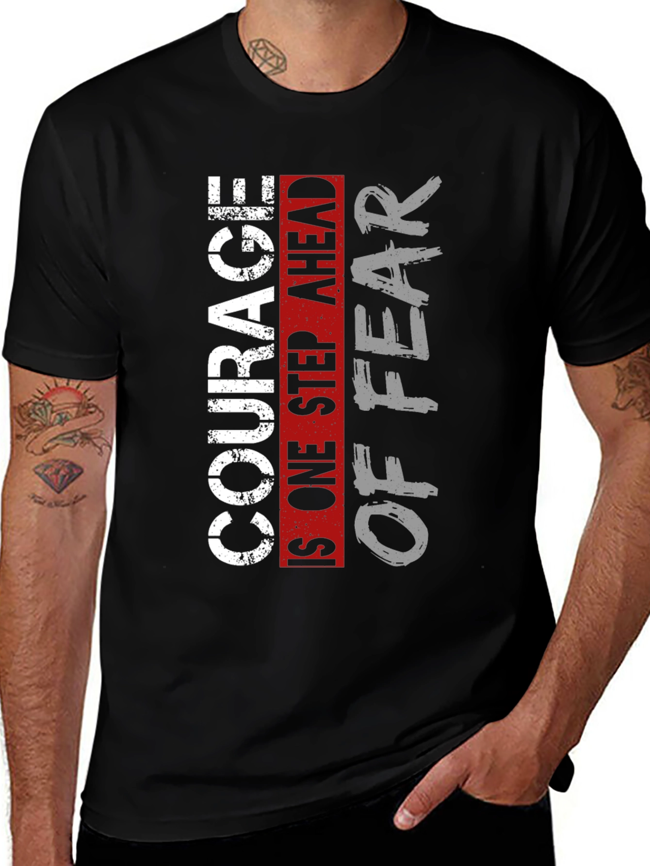 Courage Over Fear Graphic T-Shirt