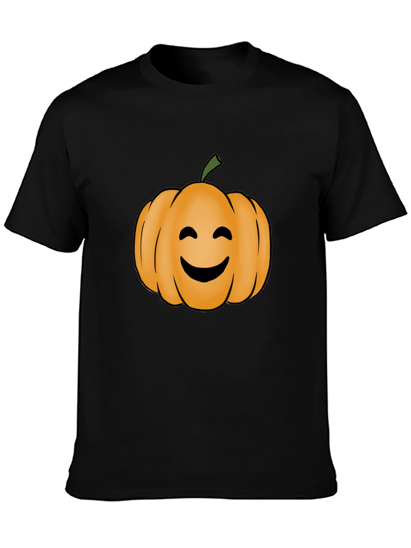 Smiling Pumpkin T-Shirt - Halloween Fun!