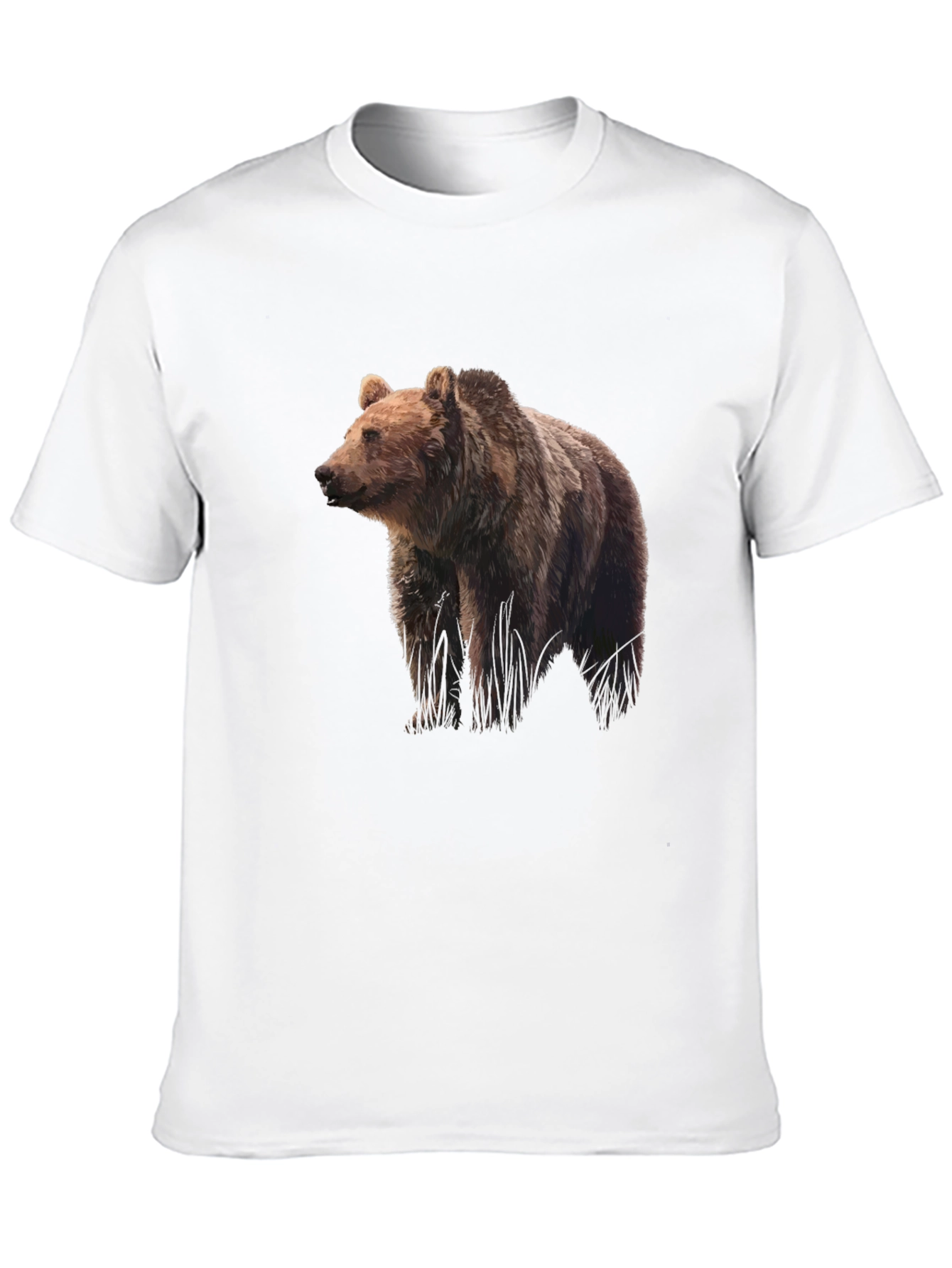 Bear Graphic Print T-Shirt