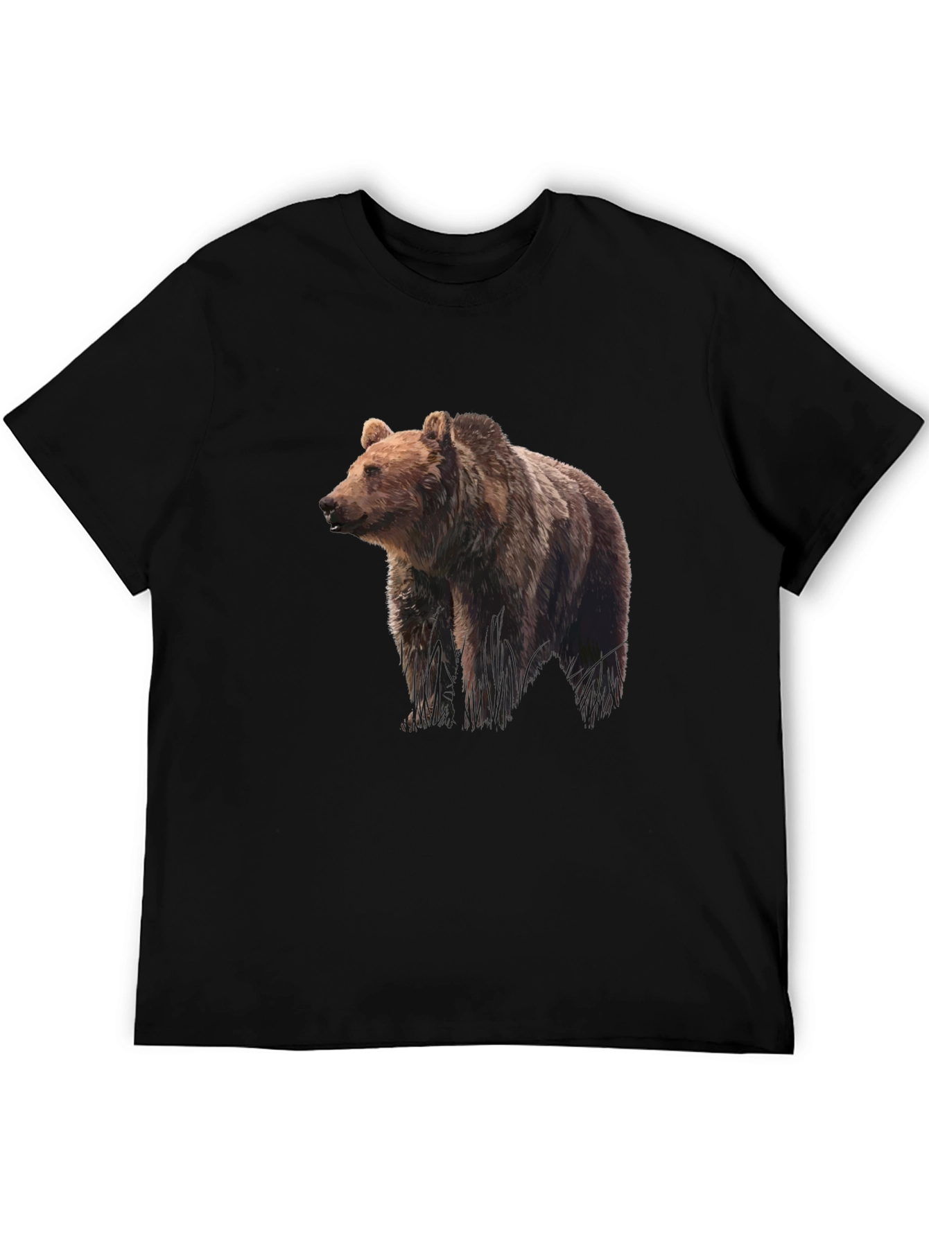 Bear Graphic Print T-Shirt
