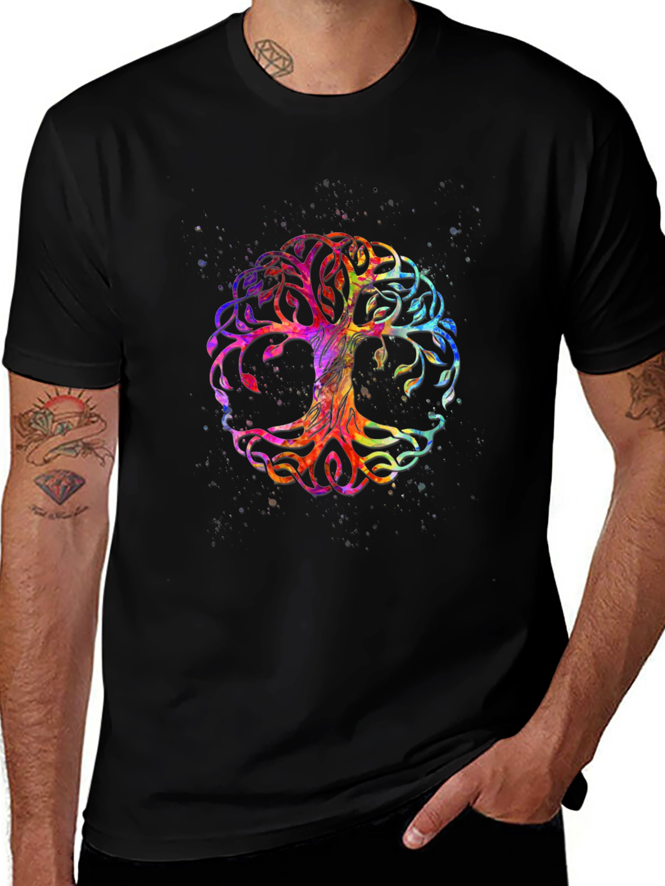 Rainbow Tree of Life Graphic Tee
