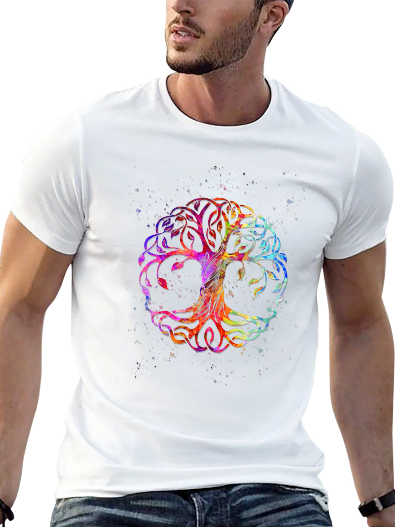 Rainbow Tree of Life Graphic Tee