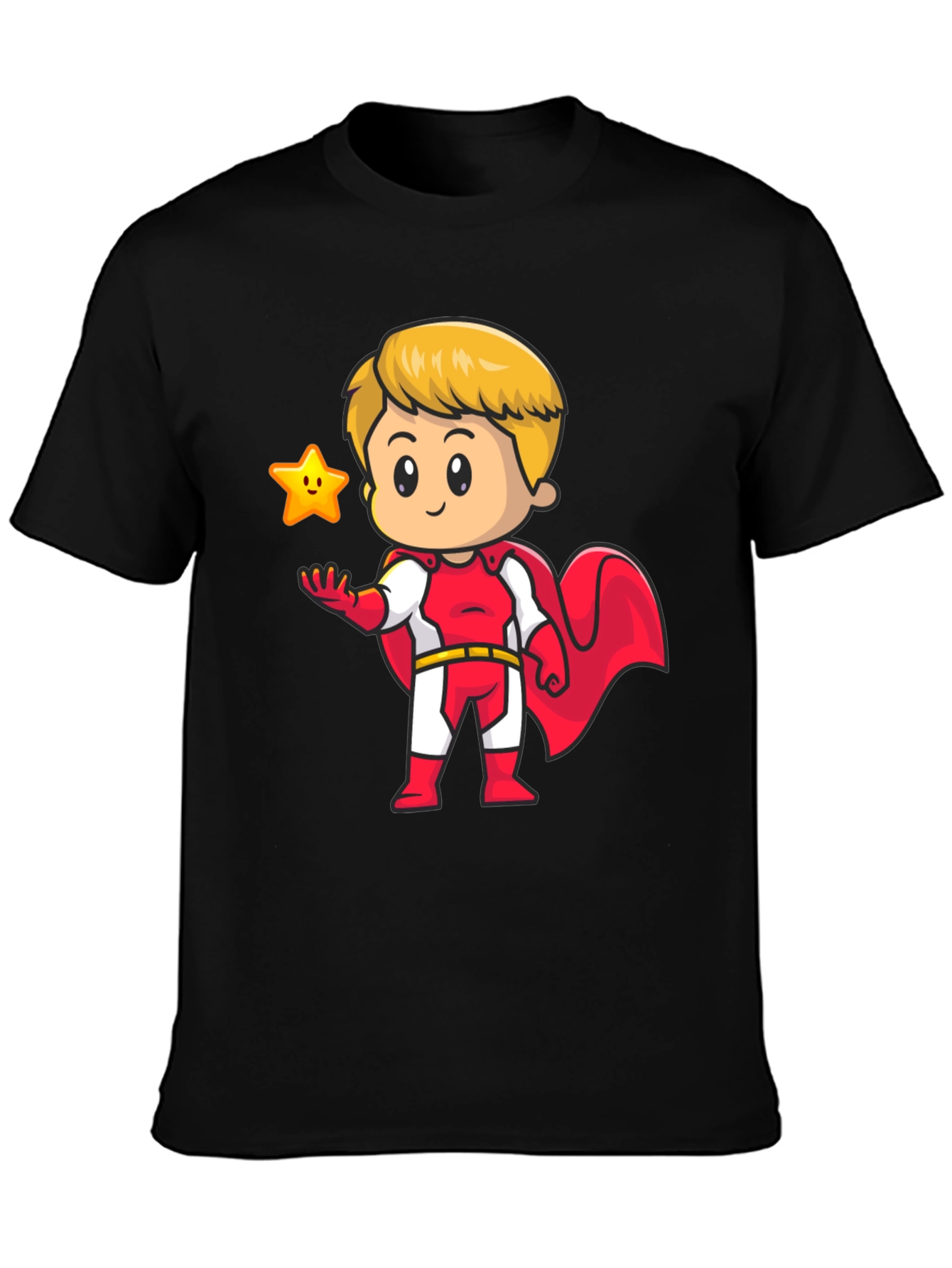 Superhero Boy T-Shirt - Cartoon Graphic Tee