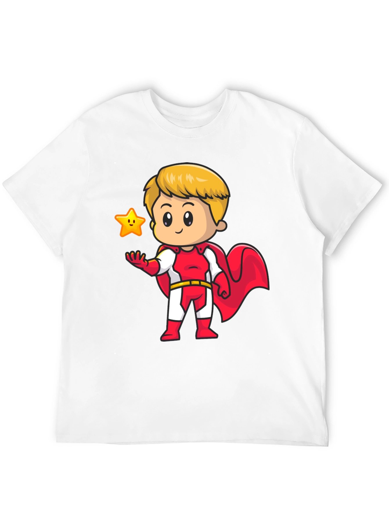 Superhero Boy T-Shirt - Cartoon Graphic Tee