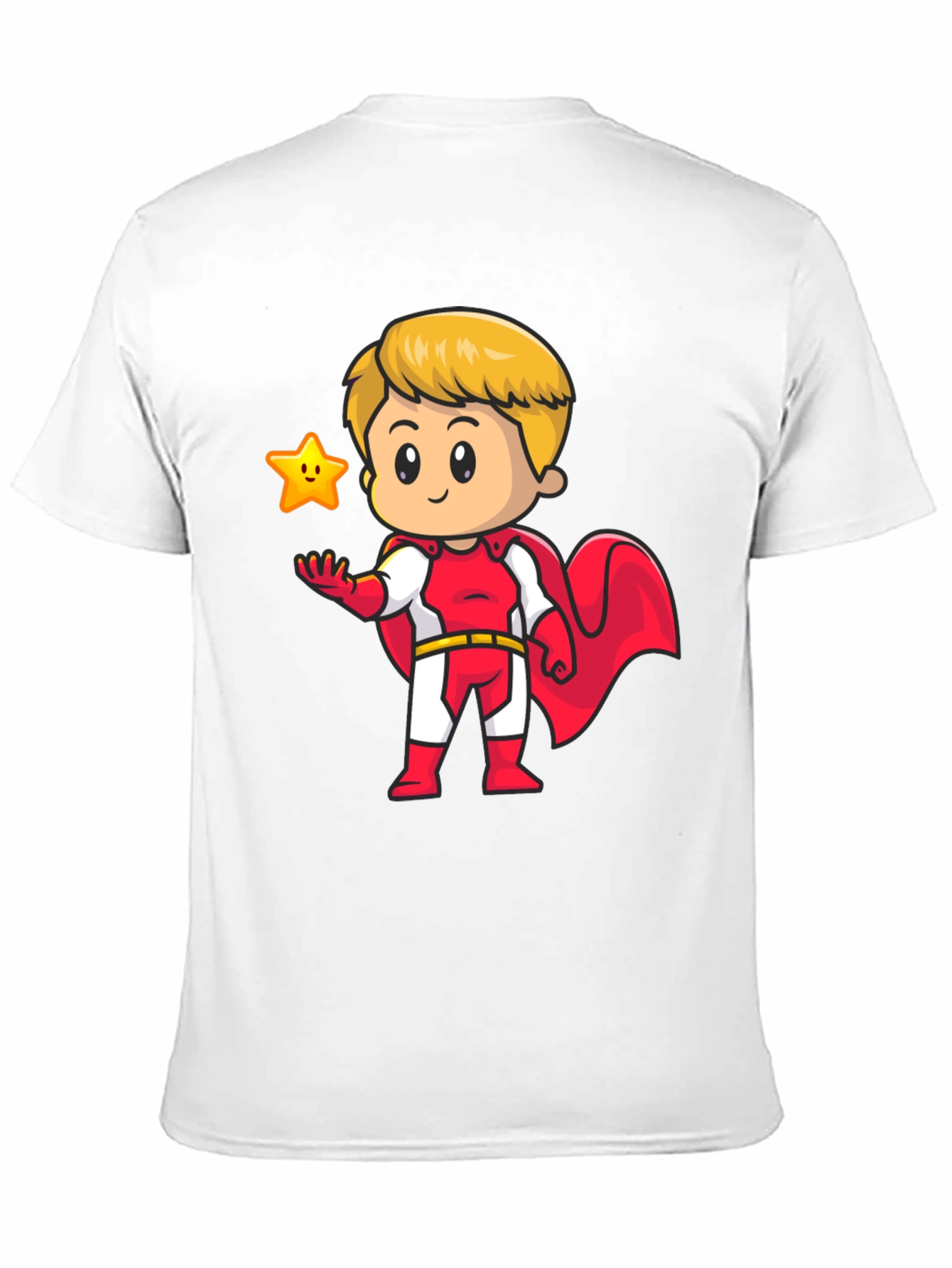 Superhero Boy T-Shirt - Cartoon Graphic Tee