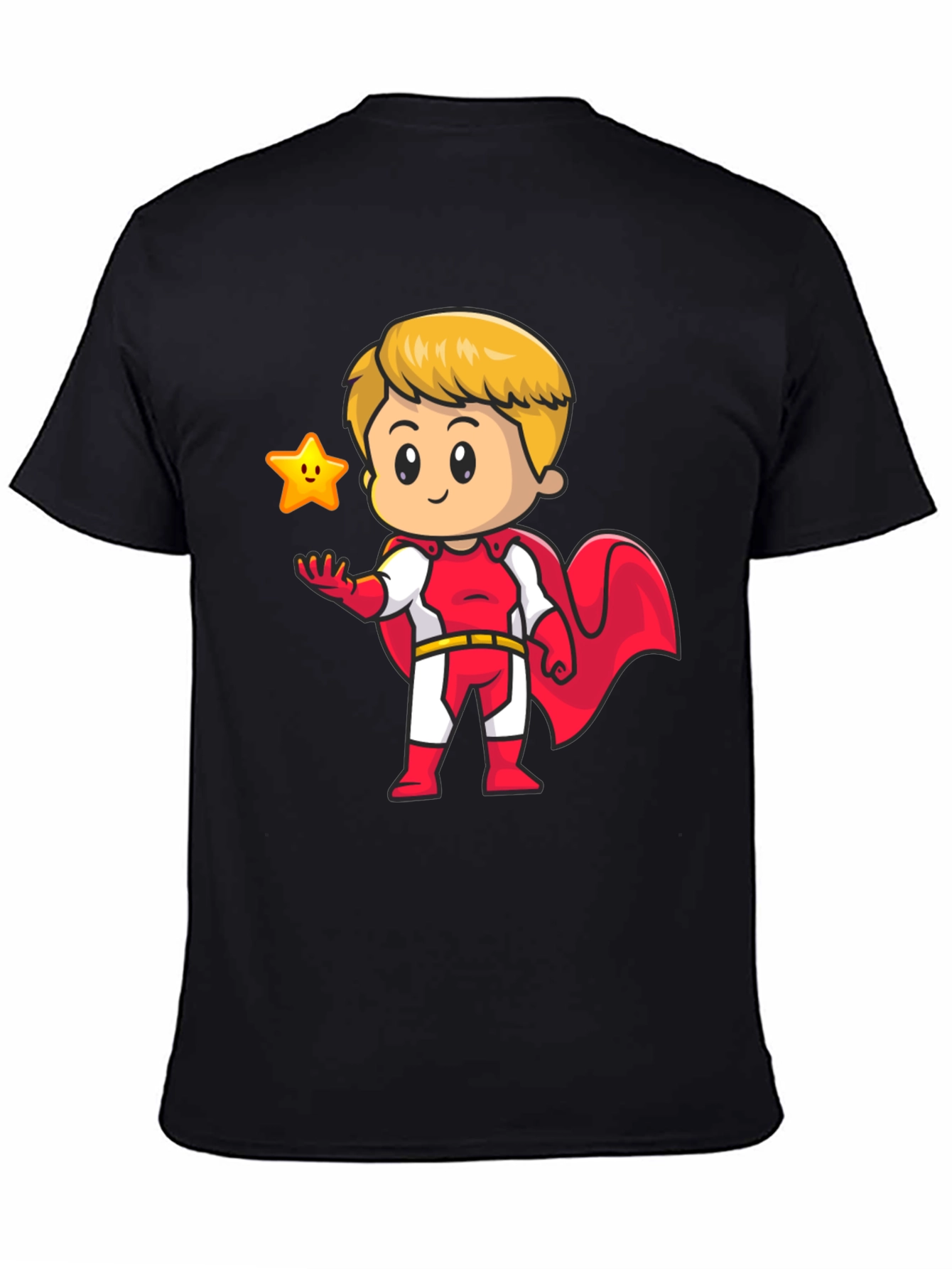 Superhero Boy T-Shirt - Cartoon Graphic Tee