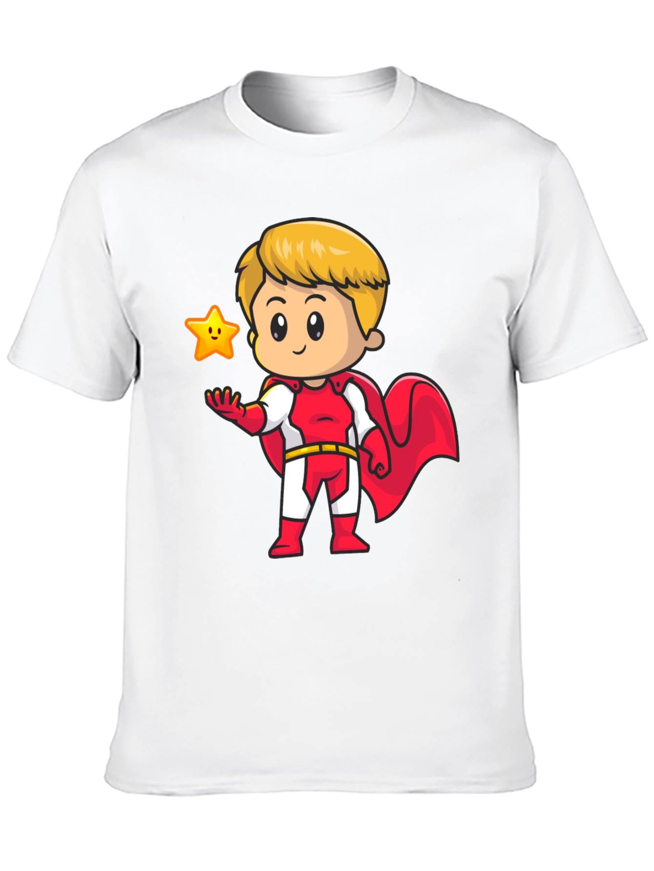 Superhero Boy T-Shirt - Cartoon Graphic Tee