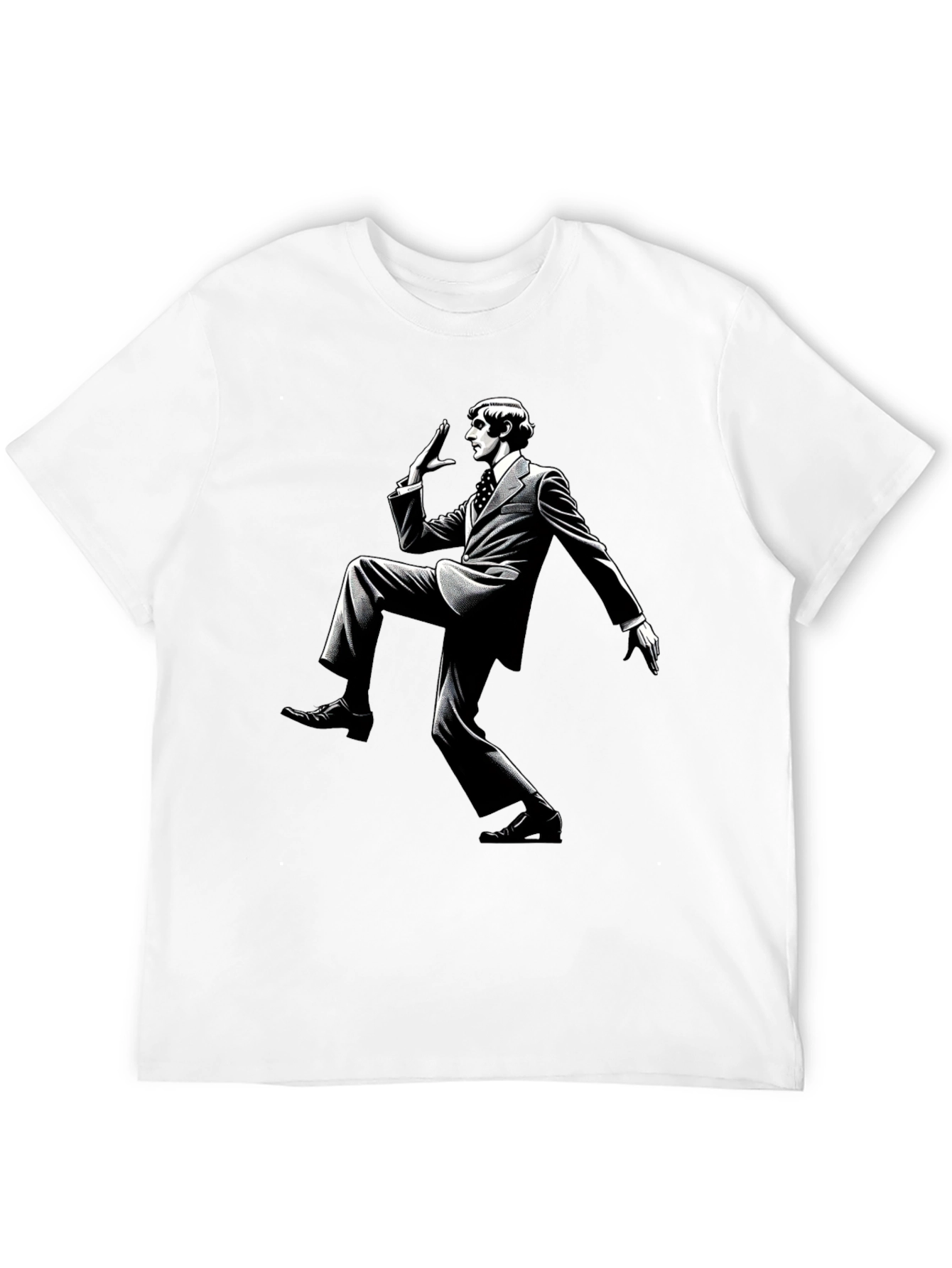 Retro Style Dance Black T-Shirt