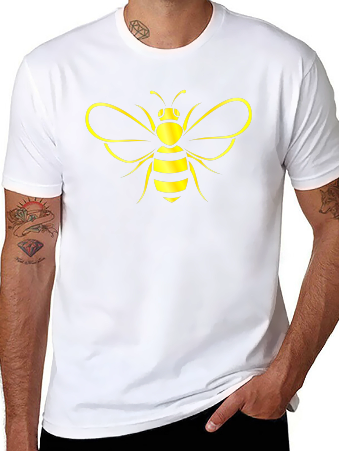 Bumble Bee Graphic T-Shirt - Black