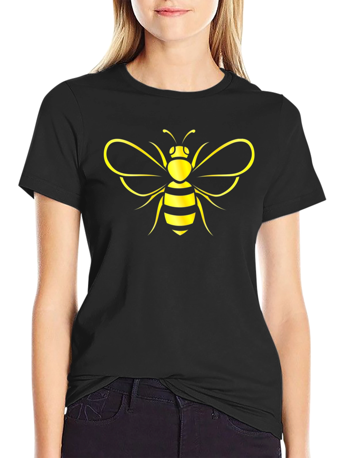 Bumble Bee Graphic T-Shirt - Black