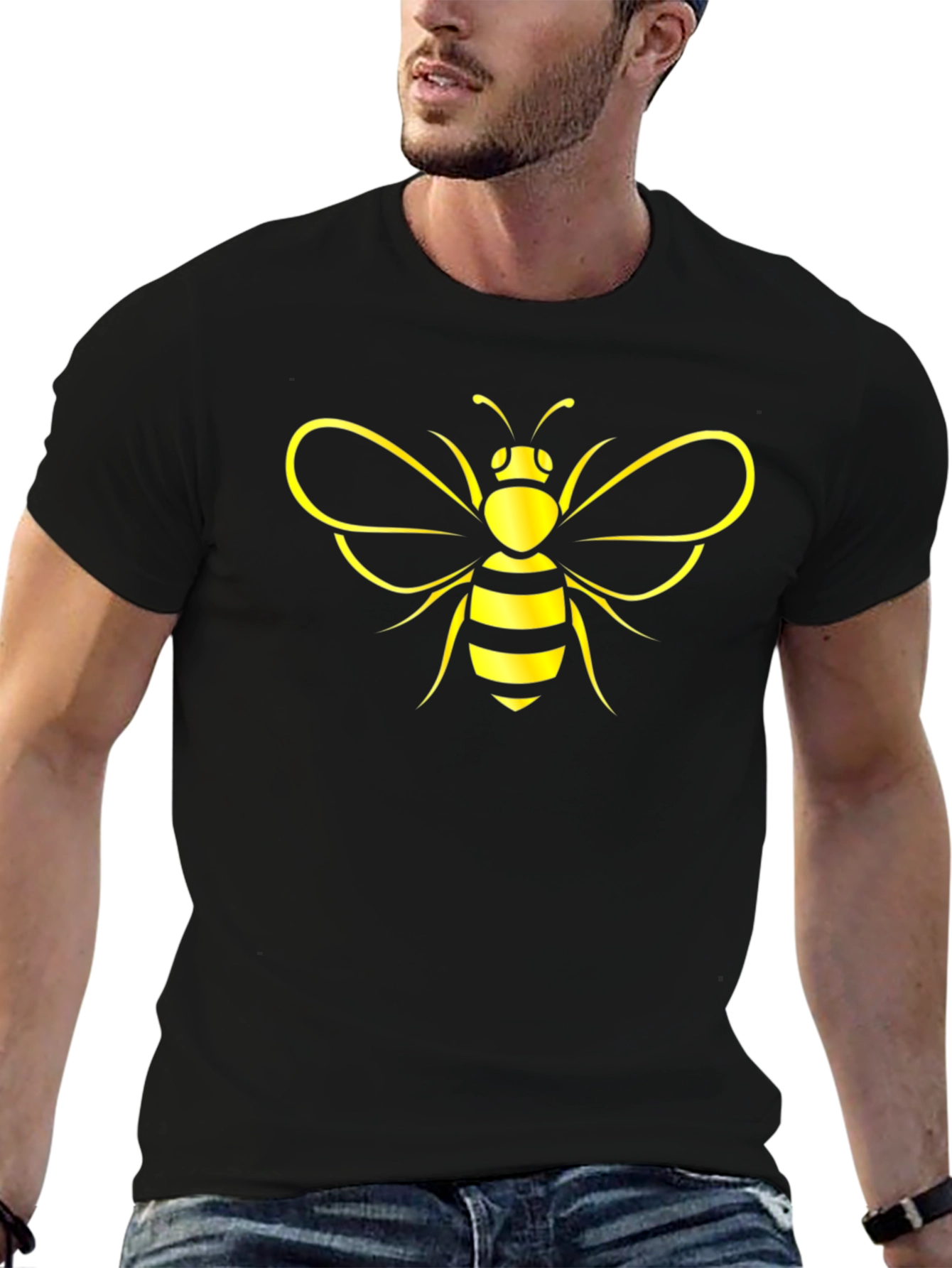 Bumble Bee Graphic T-Shirt - Black