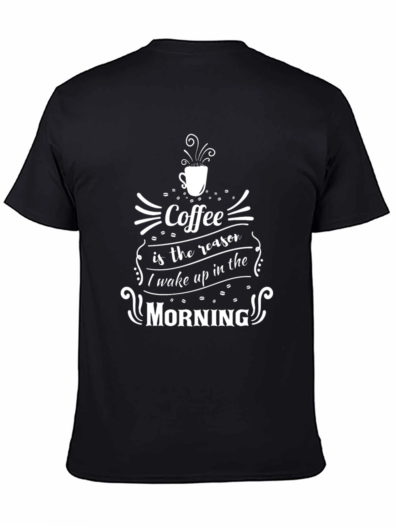 Coffee Reason Morning Black Graphic Tee