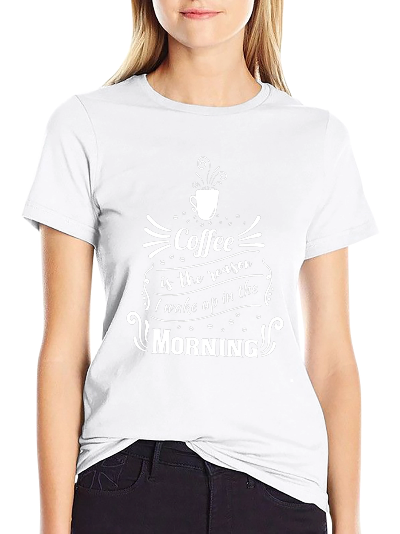 Coffee Reason Morning Black Graphic Tee
