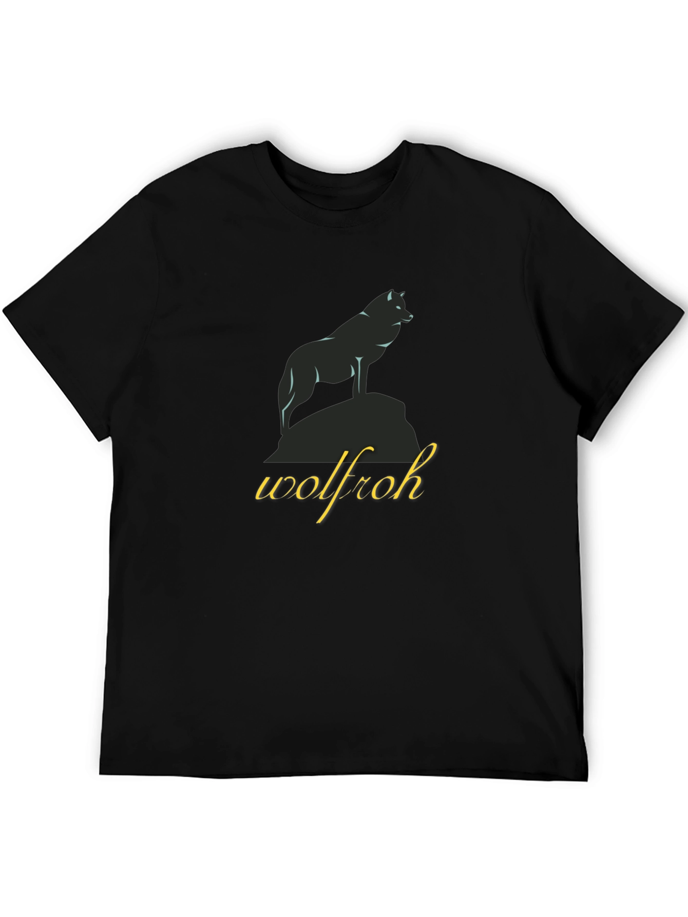Wolfroh T-Shirt - Black - Mens