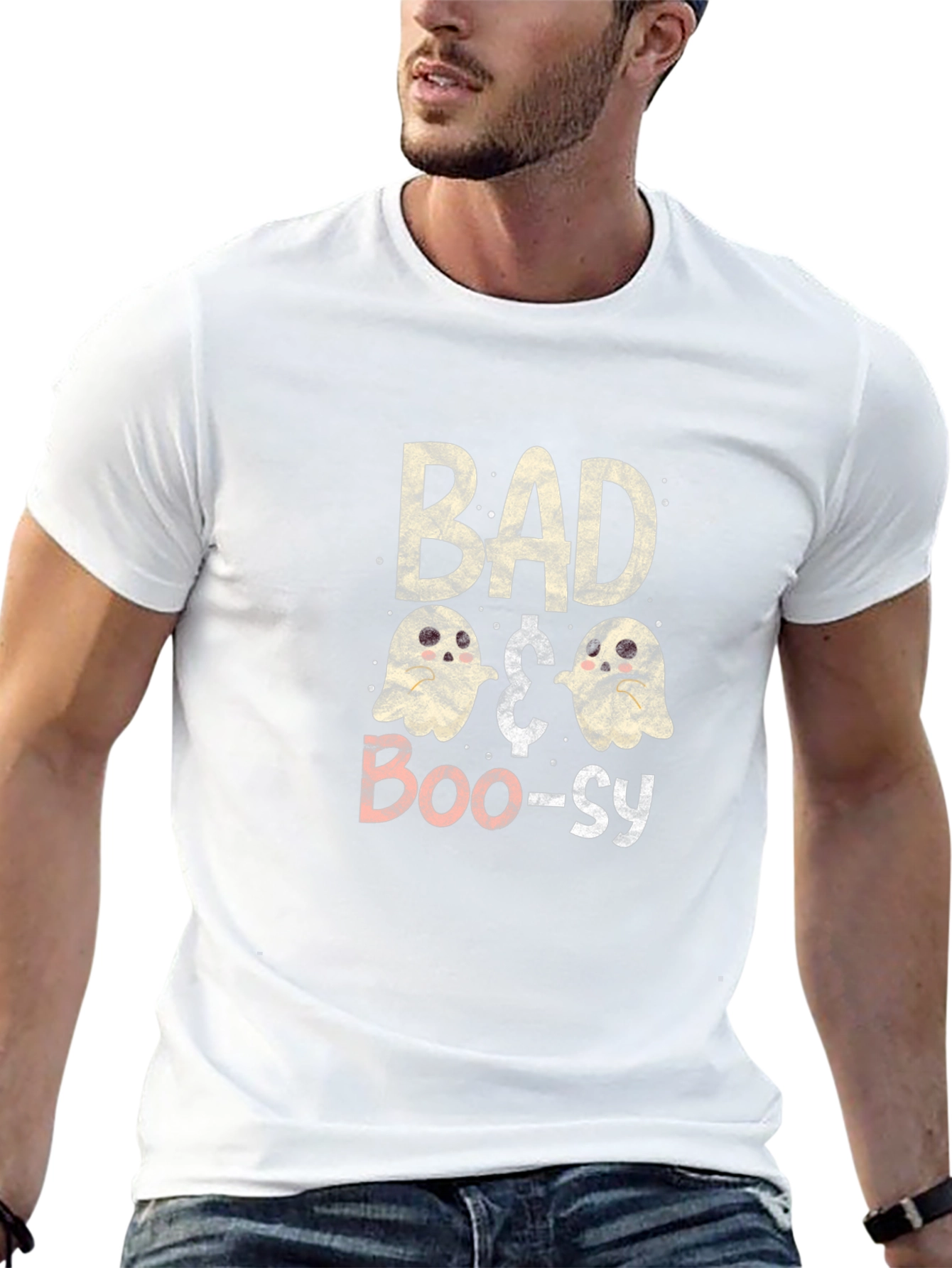 Bad & Boo-sy Halloween Graphic Tee