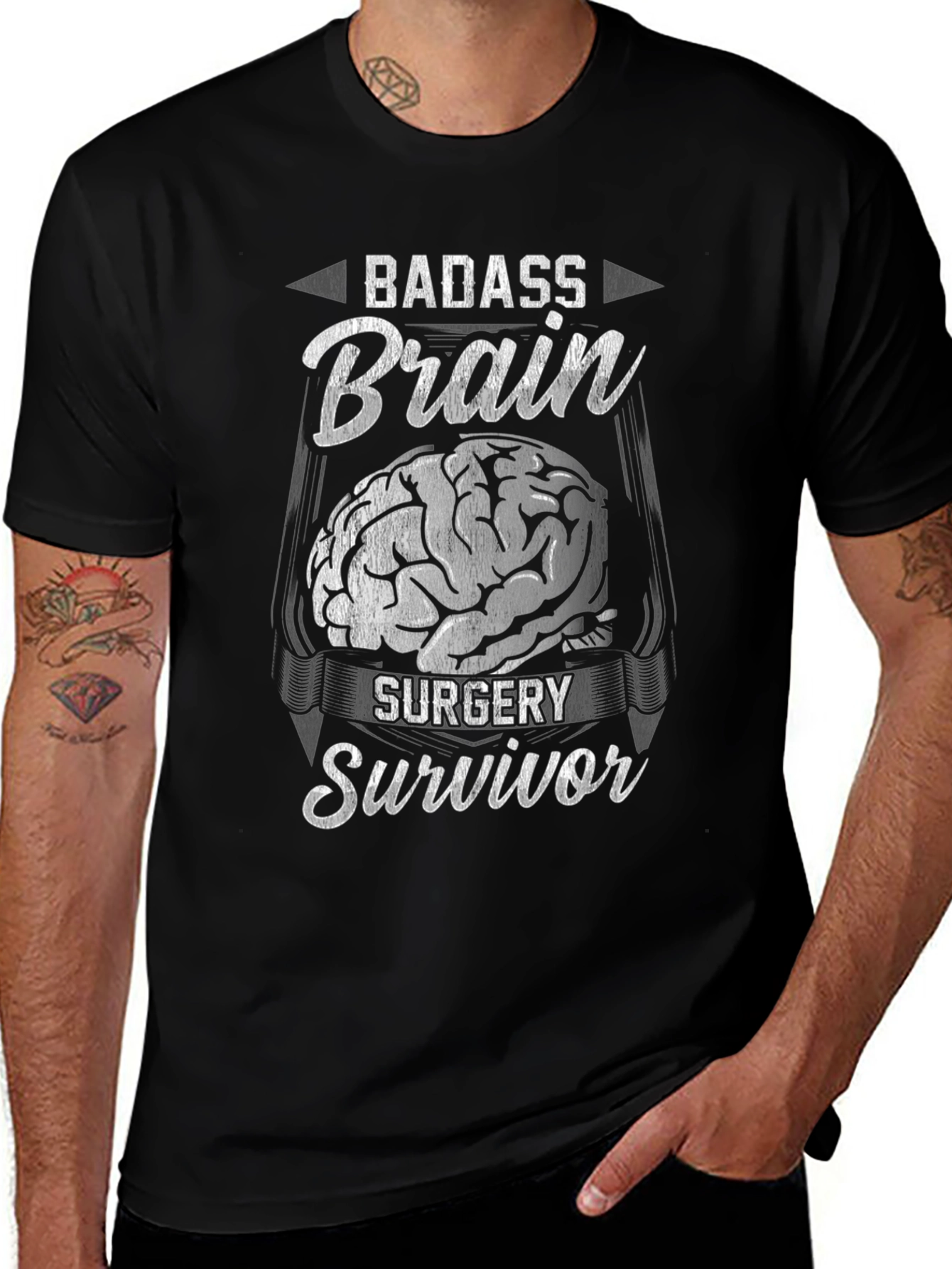 Badass Brain Surgery Survivor T-Shirt