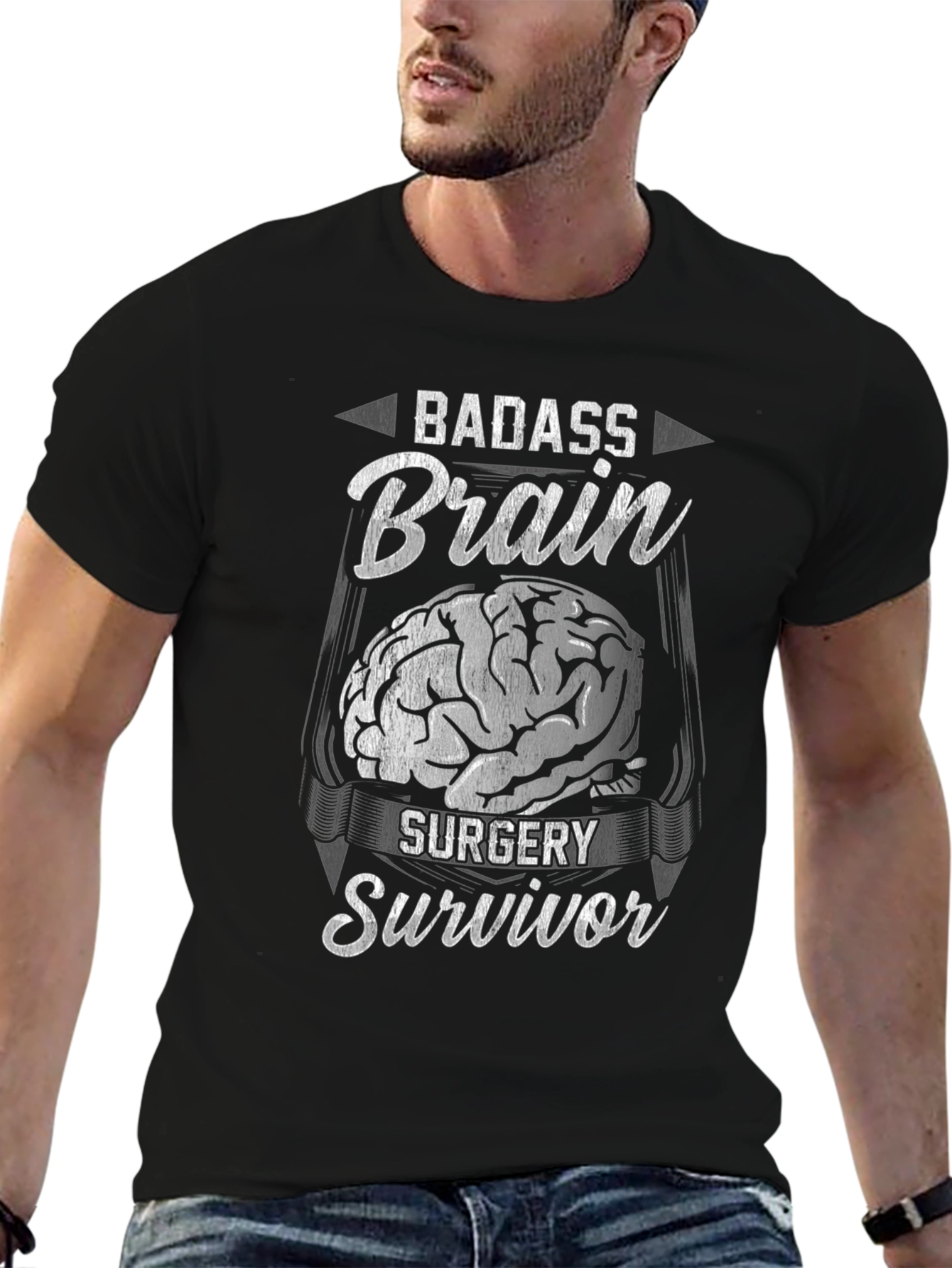 Badass Brain Surgery Survivor T-Shirt