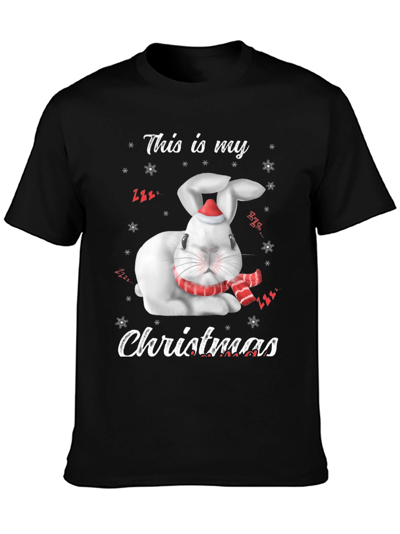 Christmas Rabbit T-Shirt