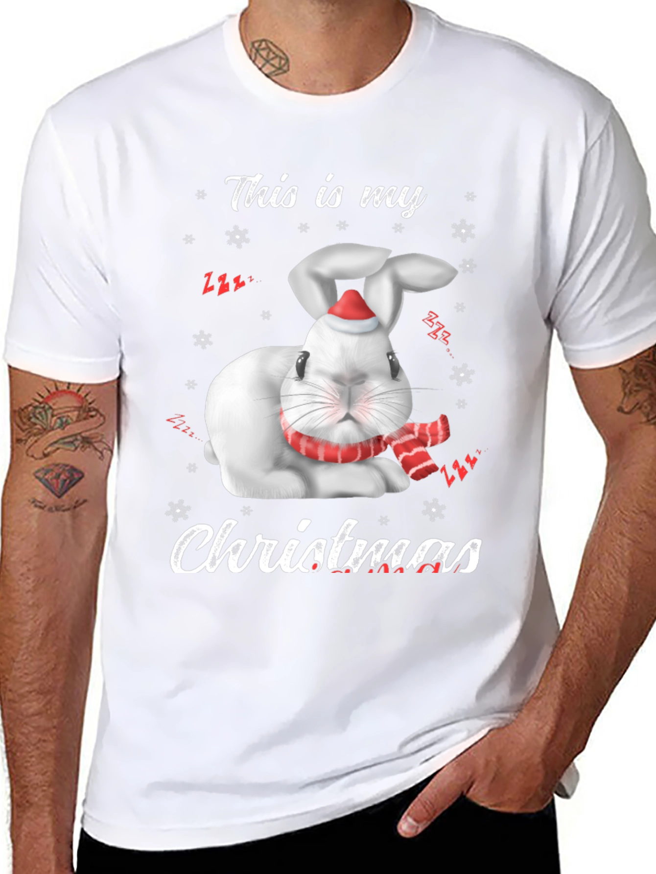 Christmas Rabbit T-Shirt