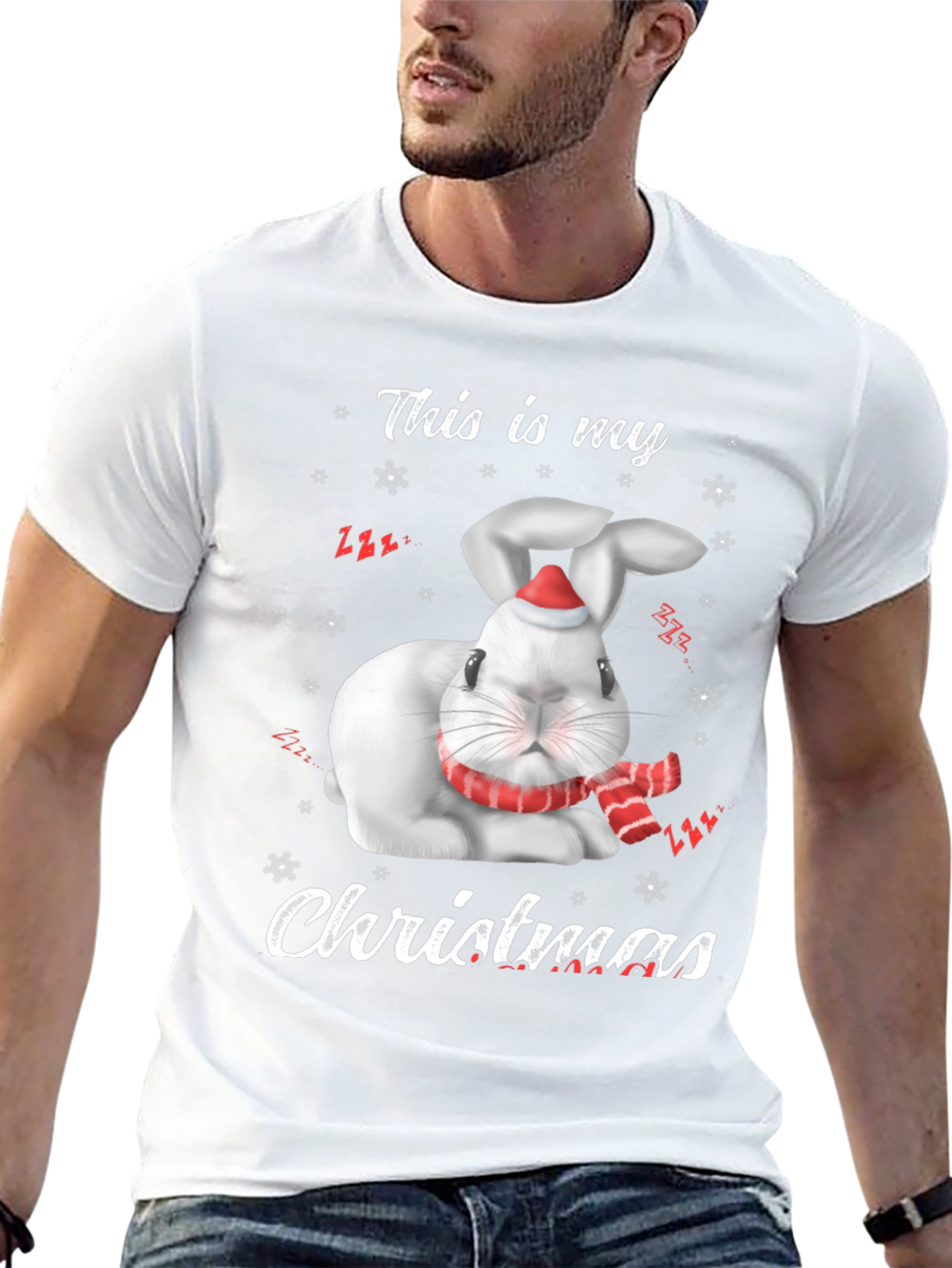 Christmas Rabbit T-Shirt