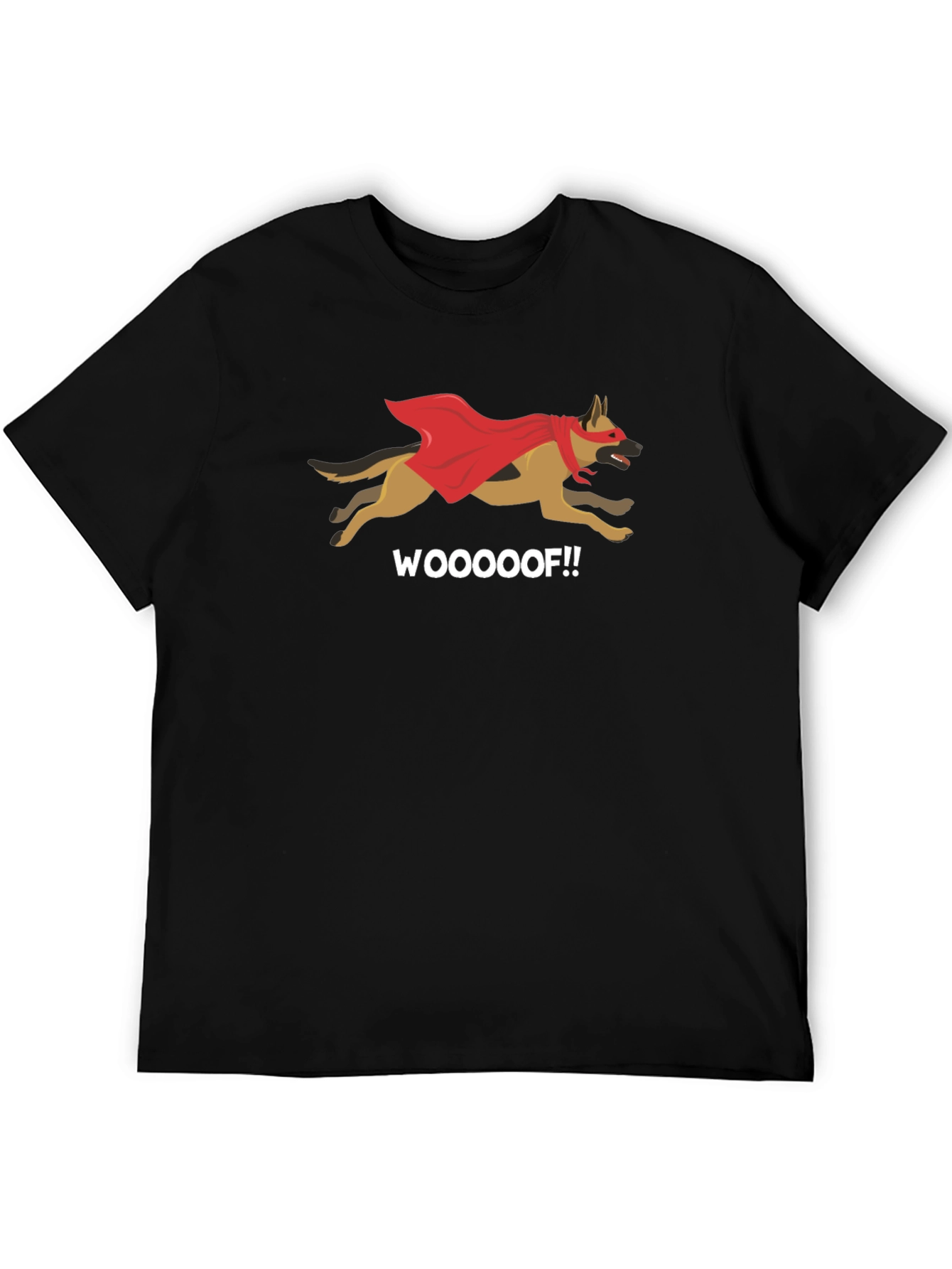 Super Dog Graphic Tee - Funny Superhero Dog Shirt